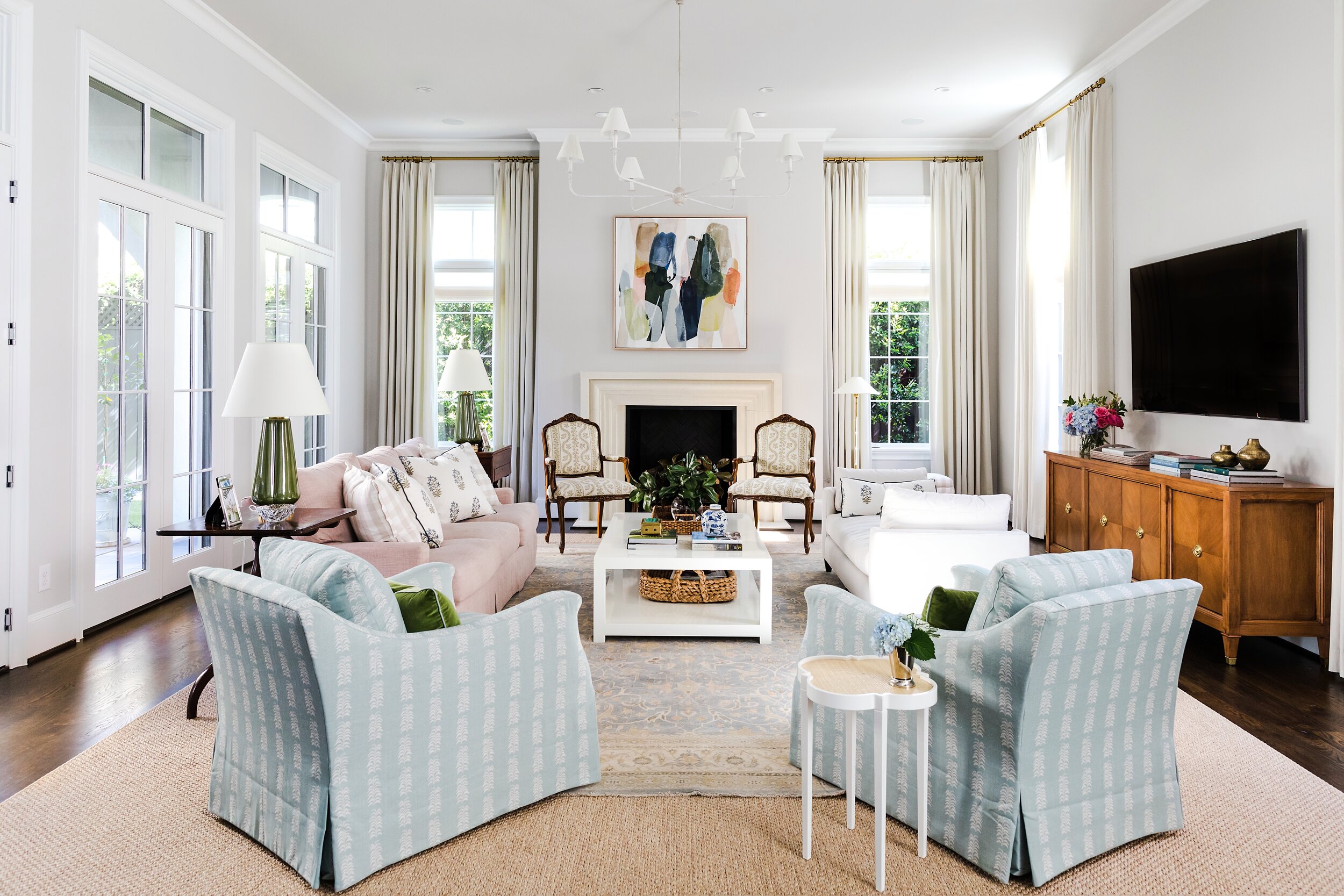Country Farmhouse Inspired Living Room