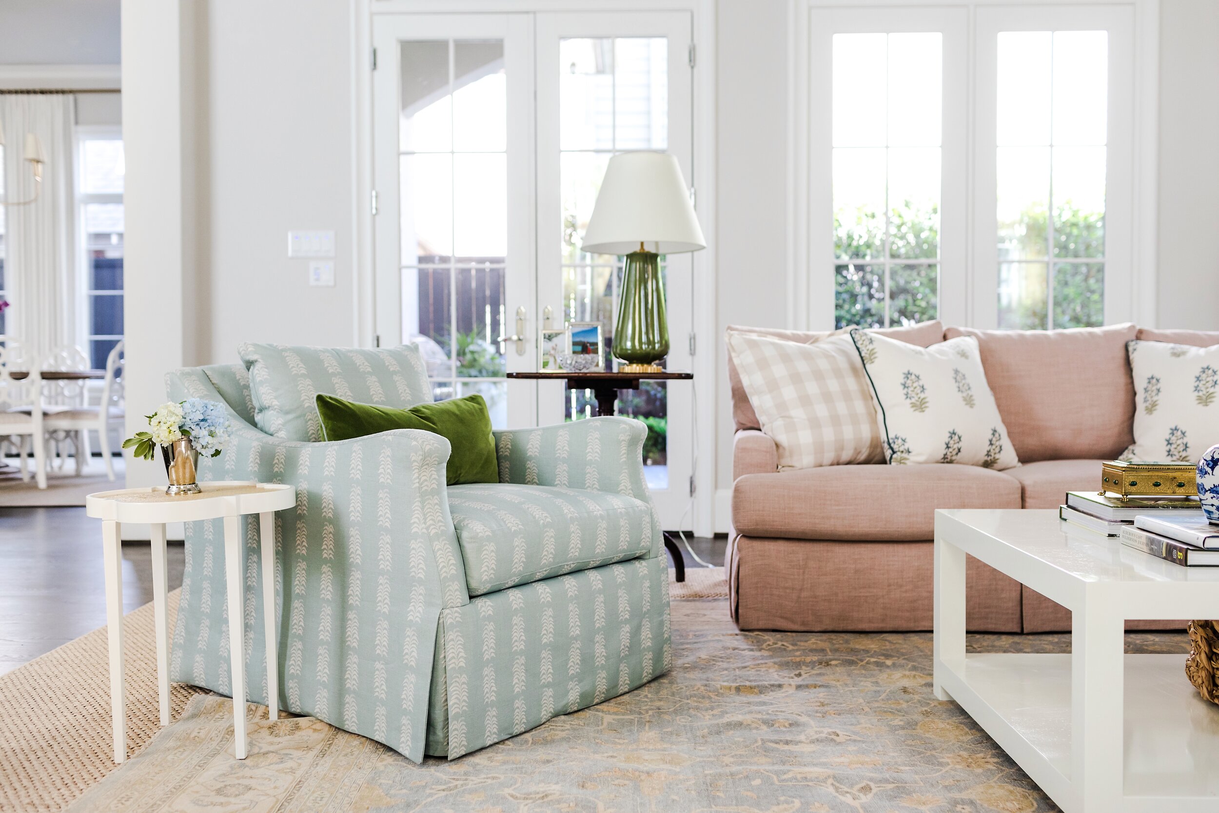 Country Farmhouse Inspired Living Room