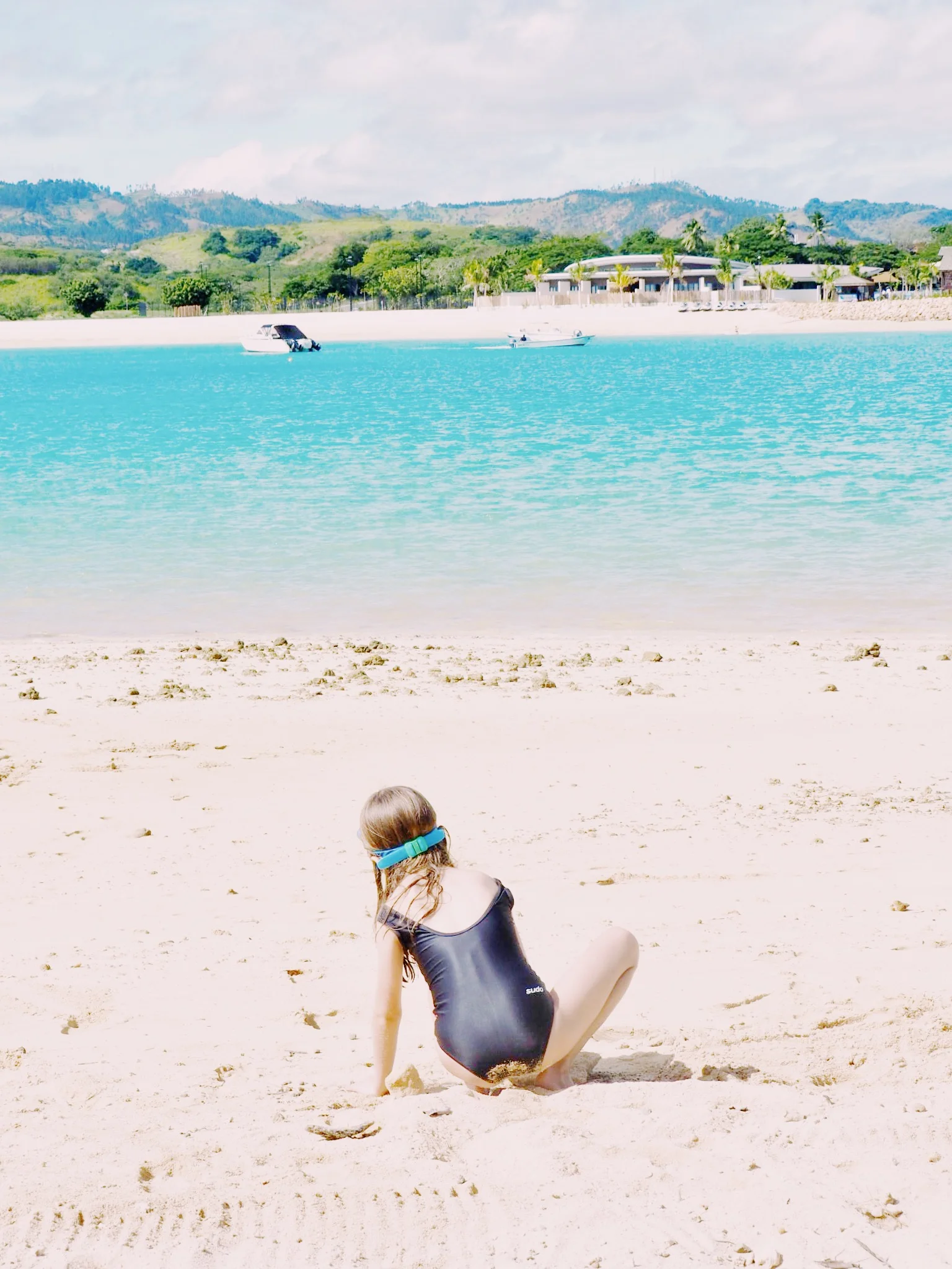 Sandy beaches and calm water, ideal for kids wanting to play in the sand.