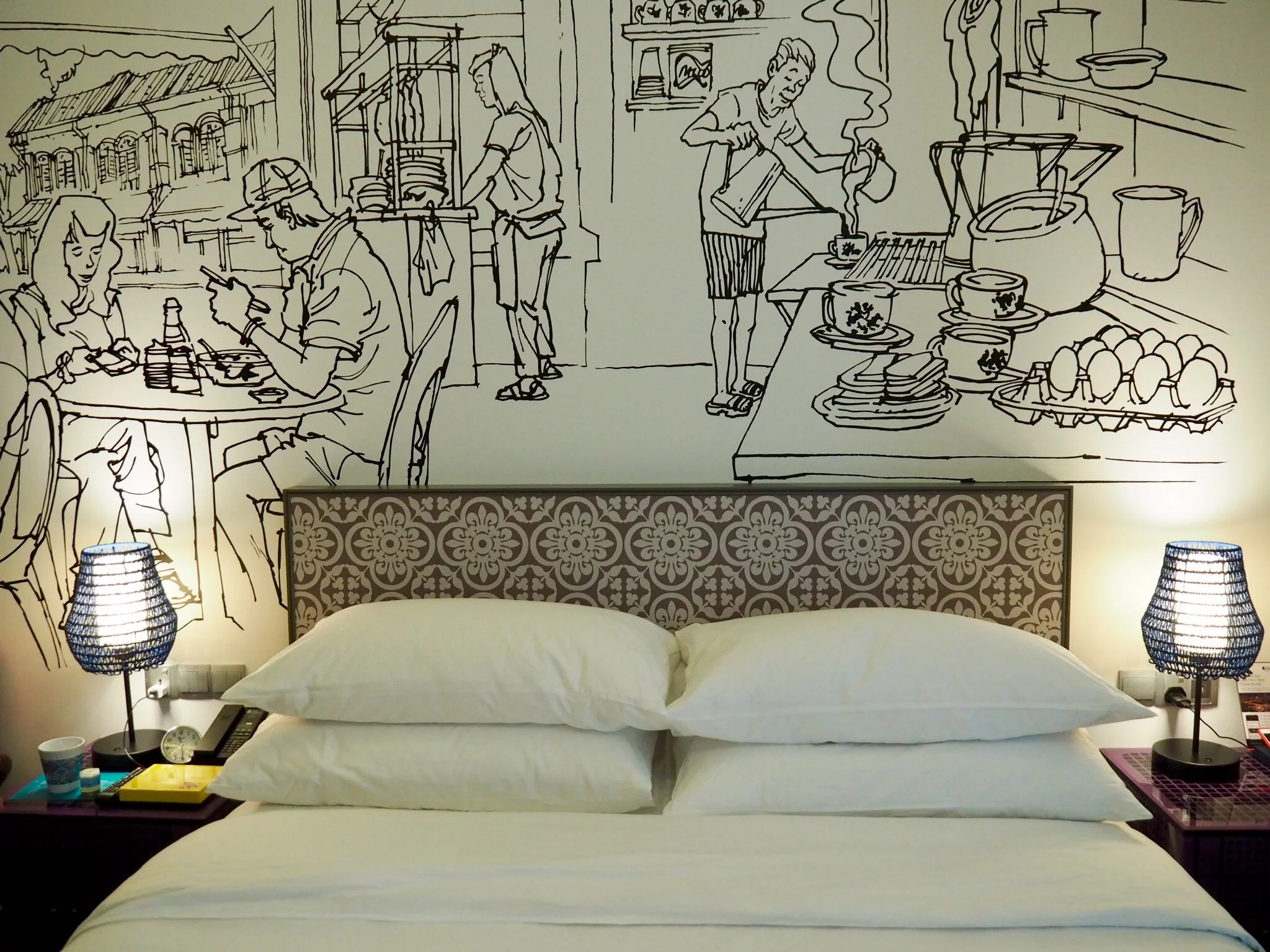The cool, funky guestrooms.