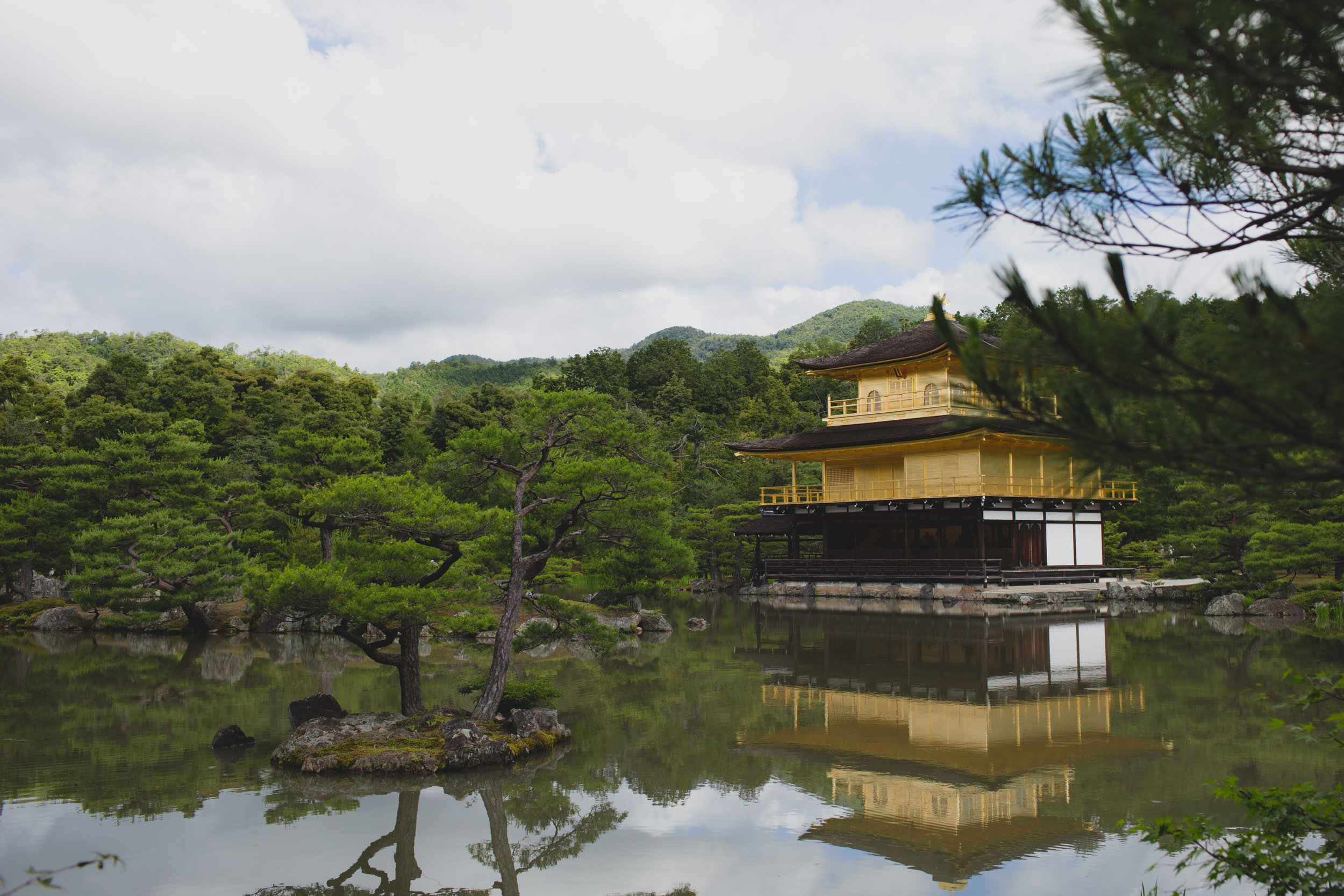 Kinkaku-ji    (It looks like we had it to ourselves until you see the next picture…) 