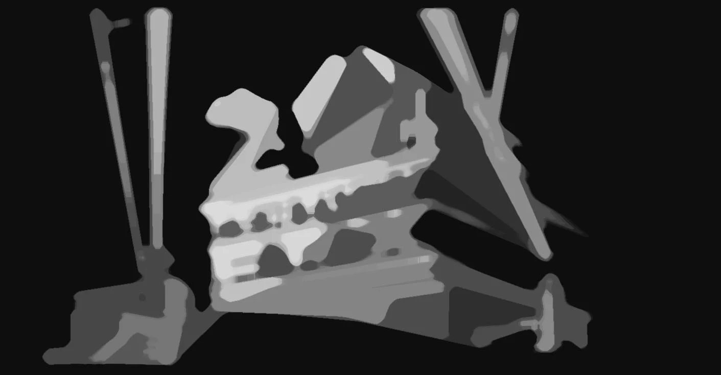  Starting 2 (2006): &nbsp;Ink jet print, 10"x30"  