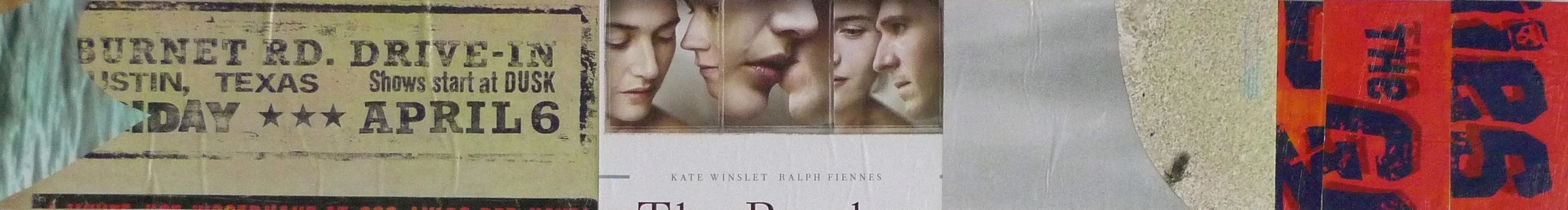  More (2009):&nbsp; oil paint,&nbsp;posted on wood panel, 12"x60"  