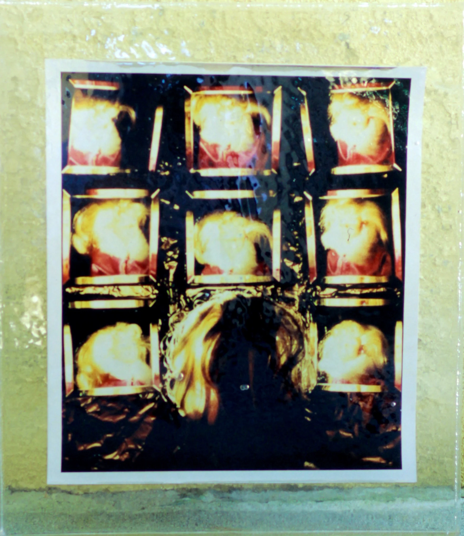  Look, look, look (1997):  C-print in resin mounted on wood, 36"x24"  