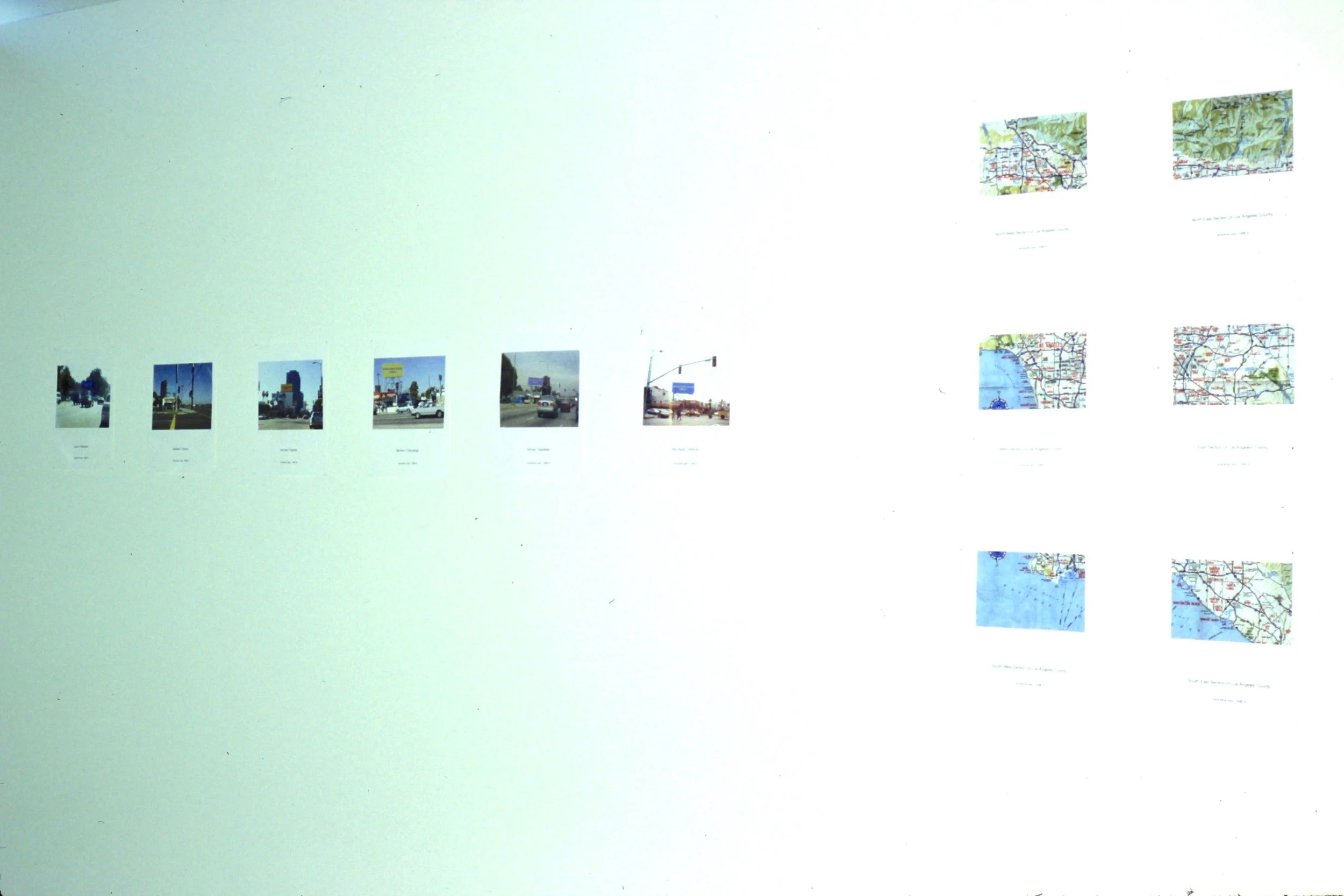  33 nicorama billboards (1998):  Installation view  