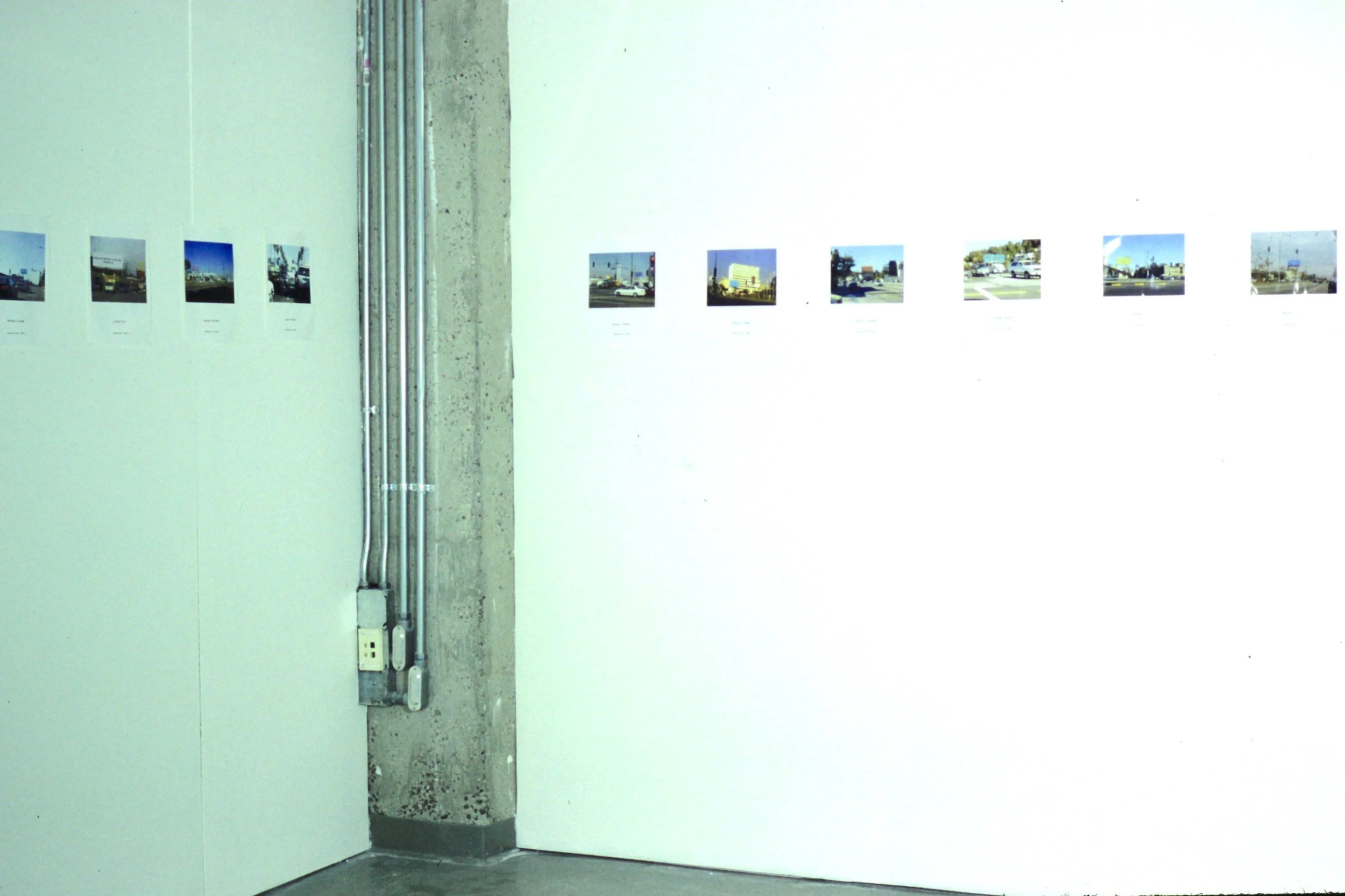  33 nicorama billboards (1998):  Installation view  