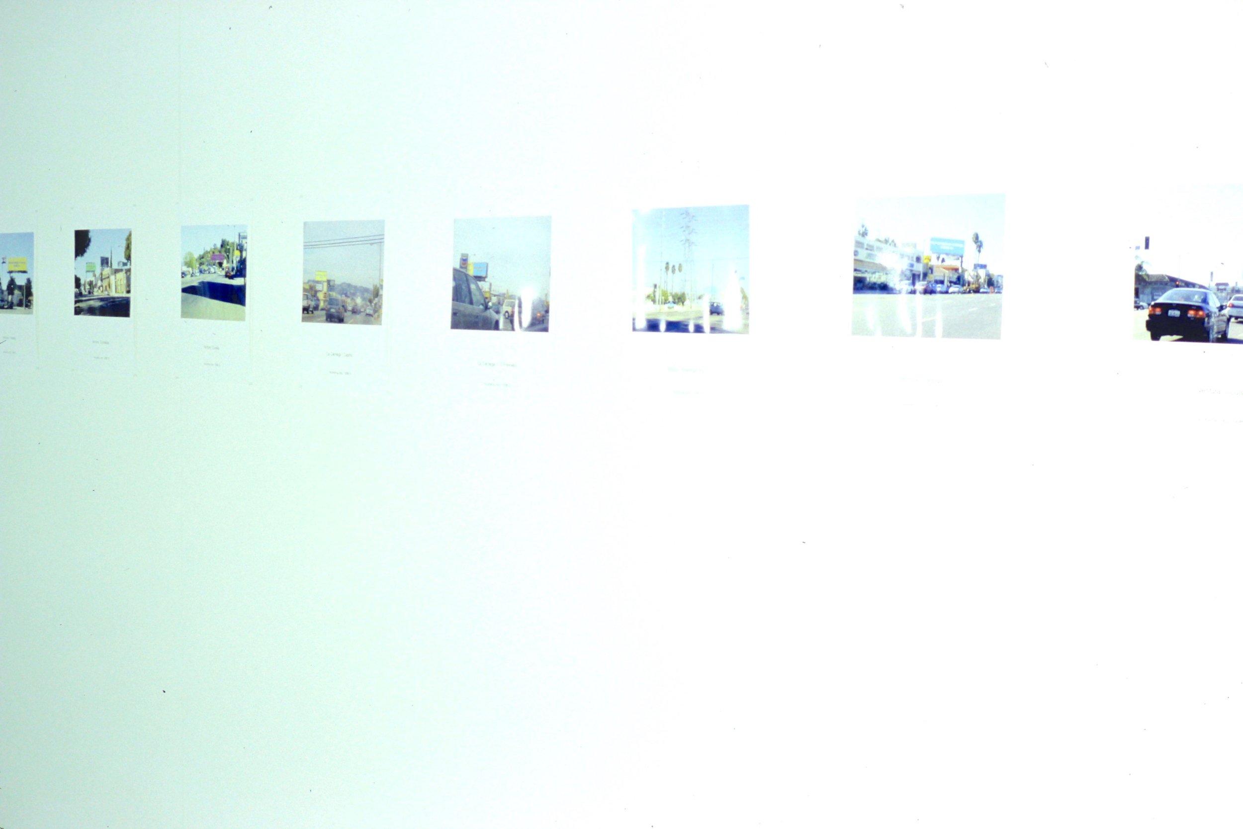  33 nicorama billboards (1998):  Installation view  