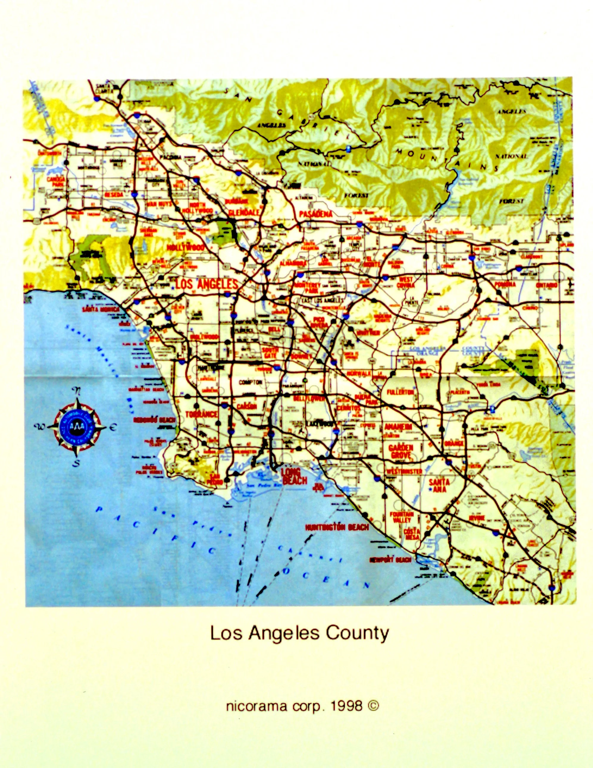  33 nicorama billboards (1998):  Ink jet print, 10"x8" each  