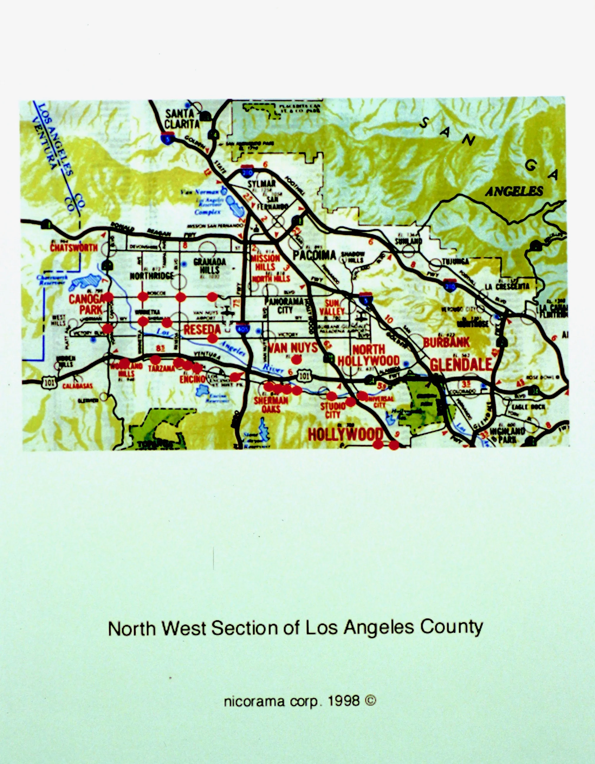  33 nicorama billboards (1998):  Ink jet print, 10"x8" each  