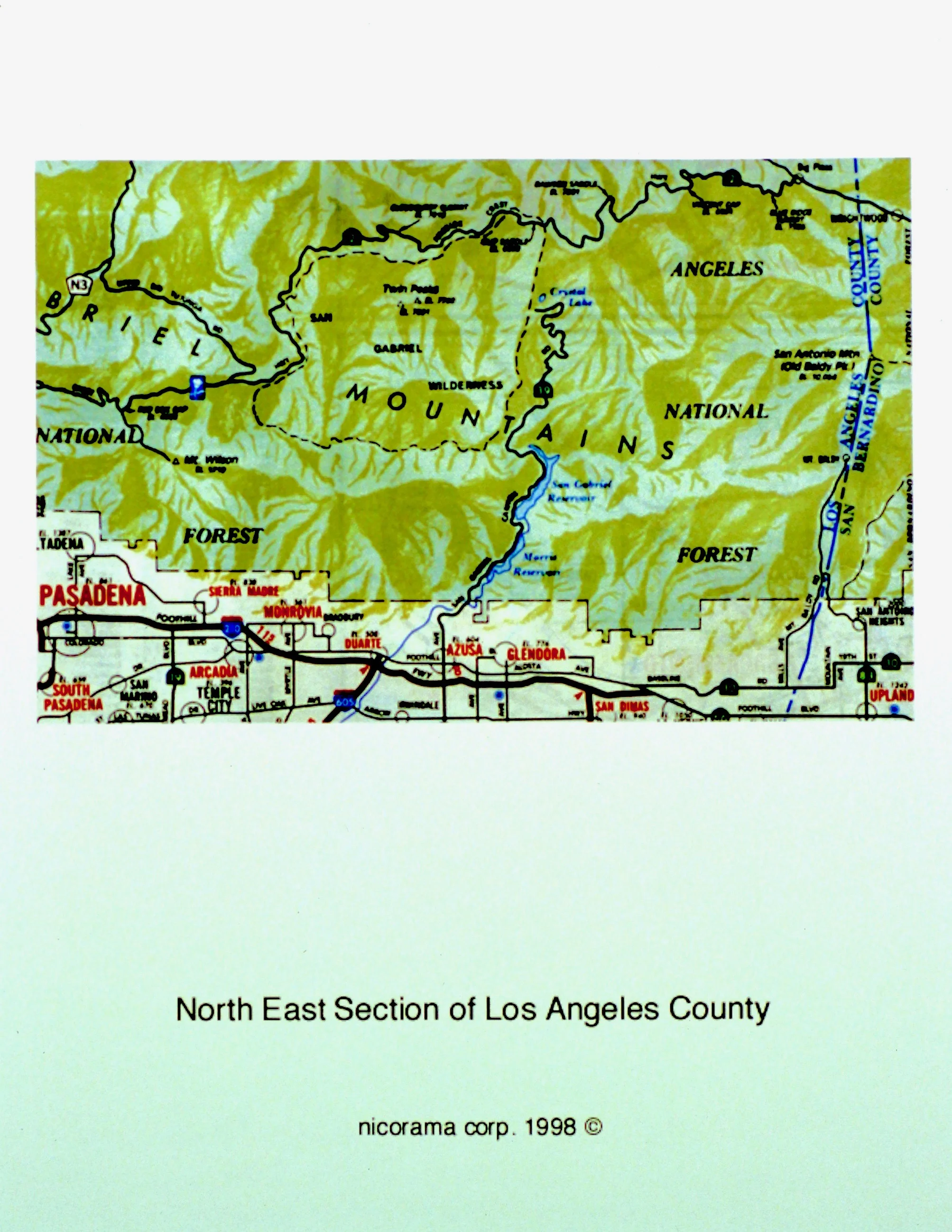  33 nicorama billboards (1998):  Ink jet print, 10"x8" each  