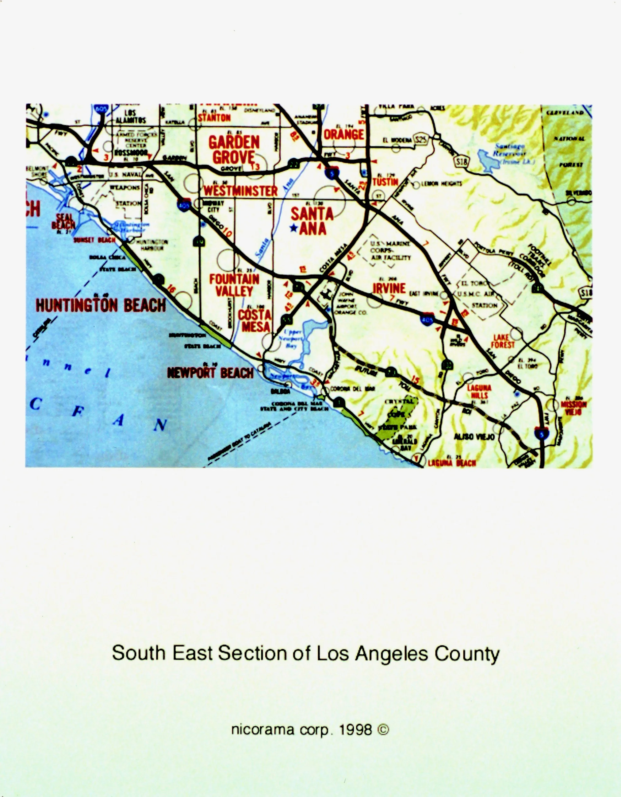  33 nicorama billboards (1998):  Ink jet print, 10"x8" each  