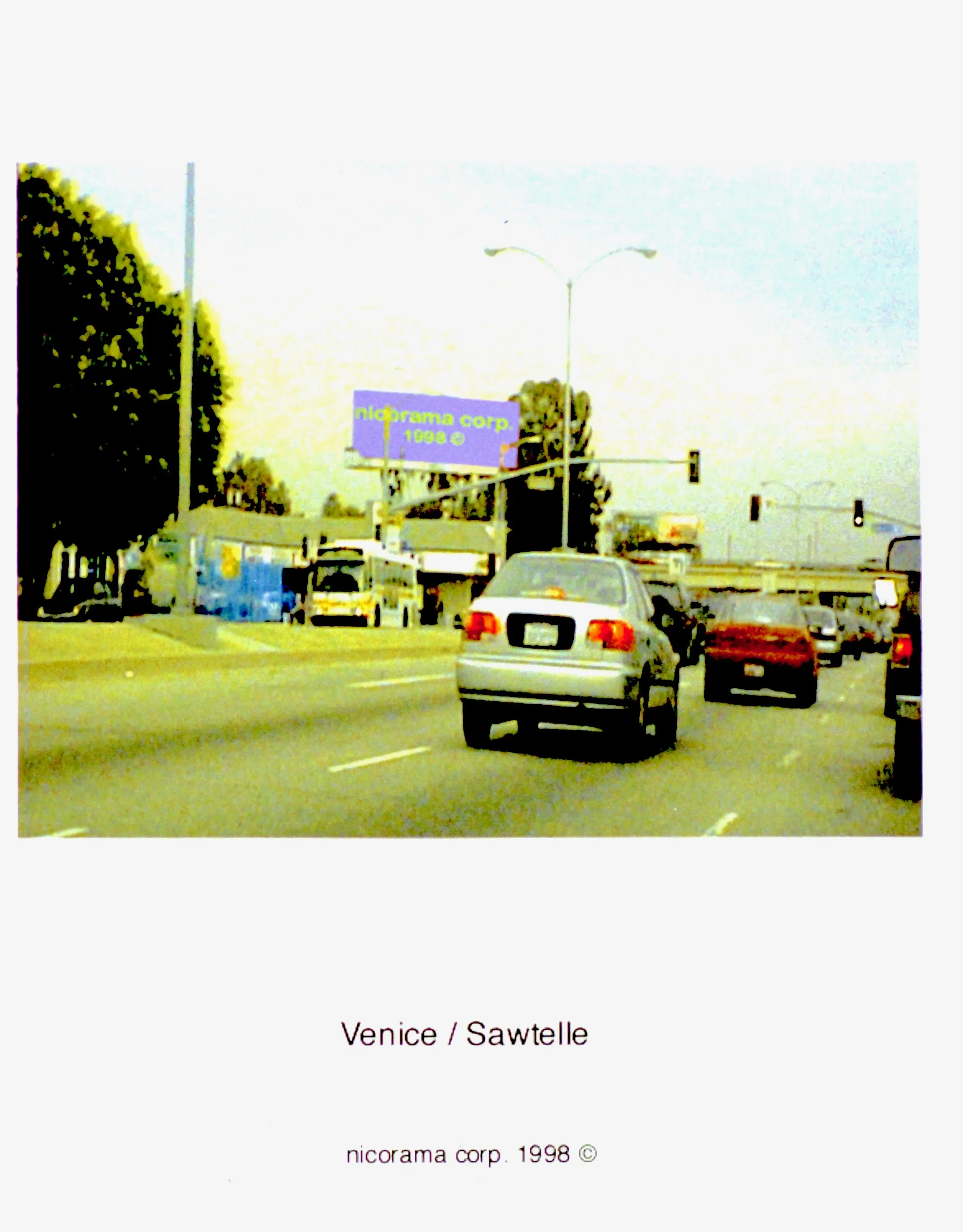  33 nicorama billboards (1998):  Ink jet print, 10"x8" each  