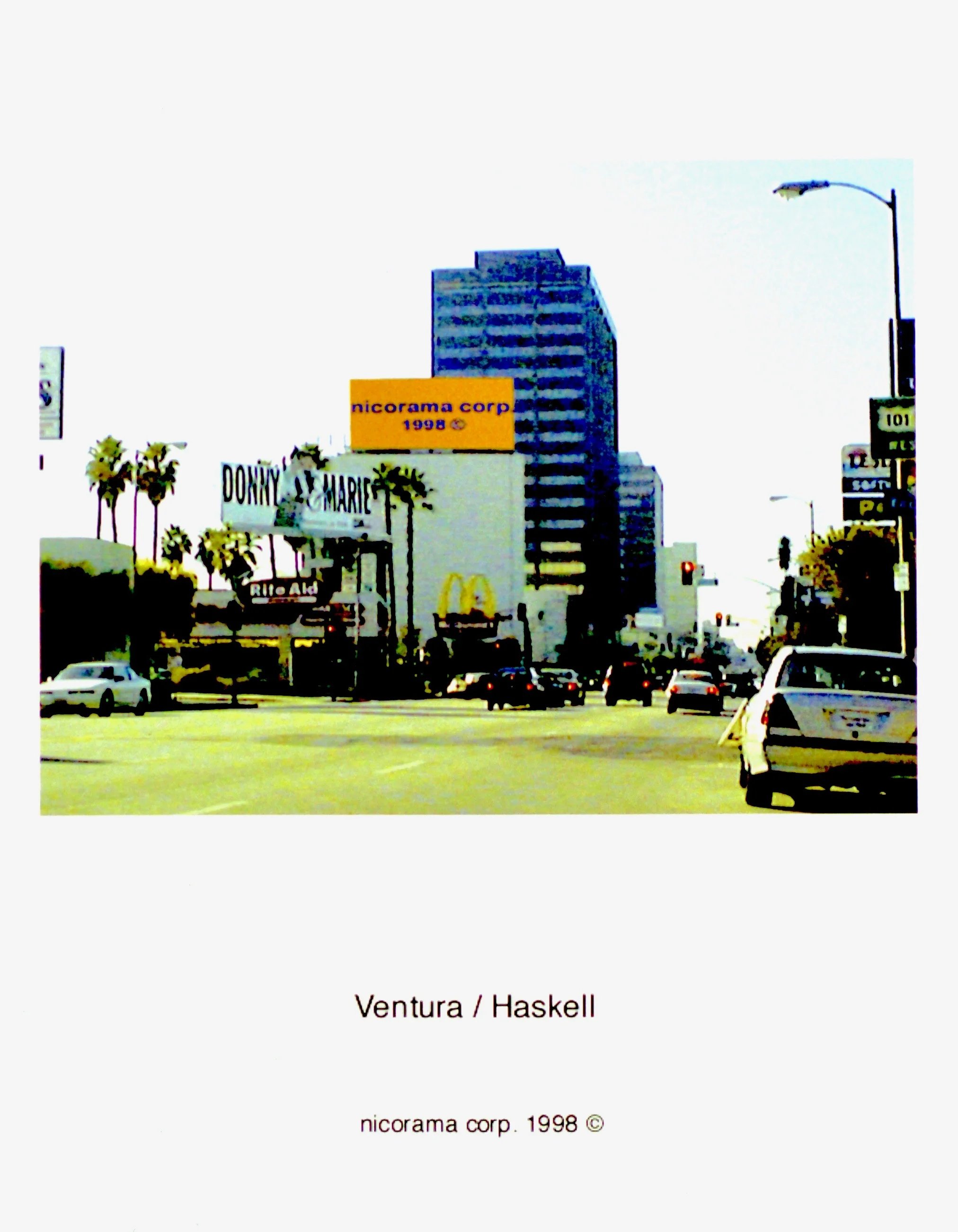  33 nicorama billboards (1998):  Ink jet print, 10"x8" each  