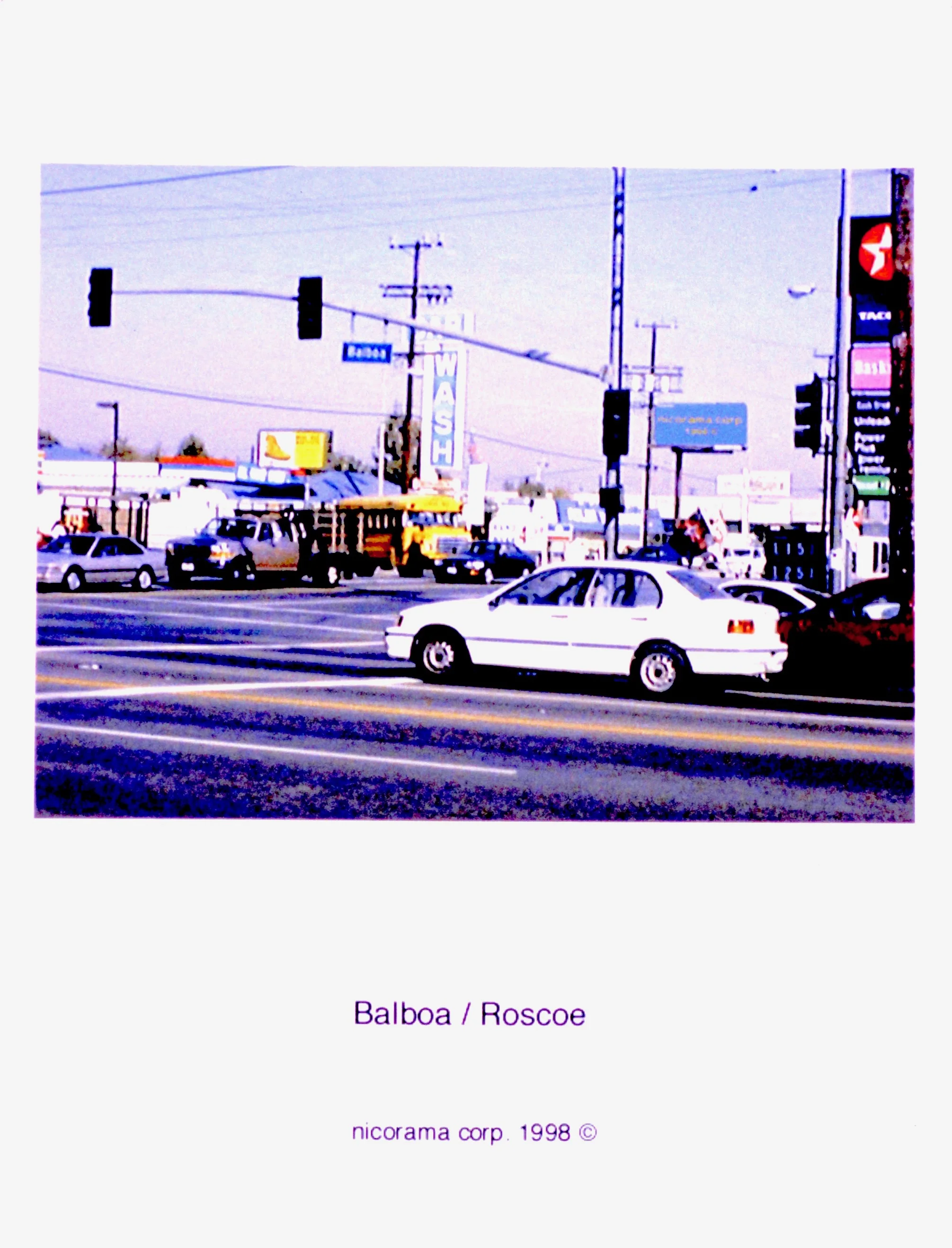  33 nicorama billboards (1998):  Ink jet print, 10"x8" each  