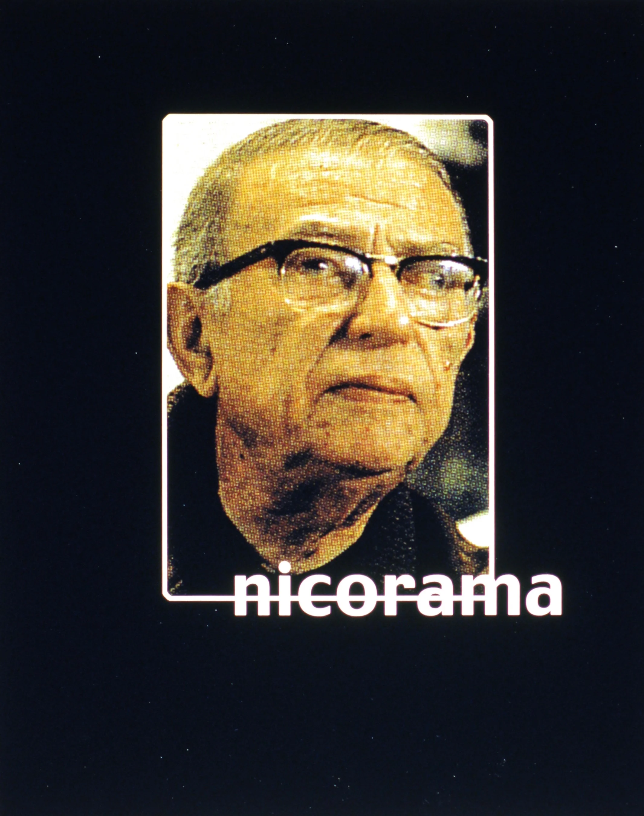  Nicorama logo 2 (1998):  Ink jet print, 10"x8"  