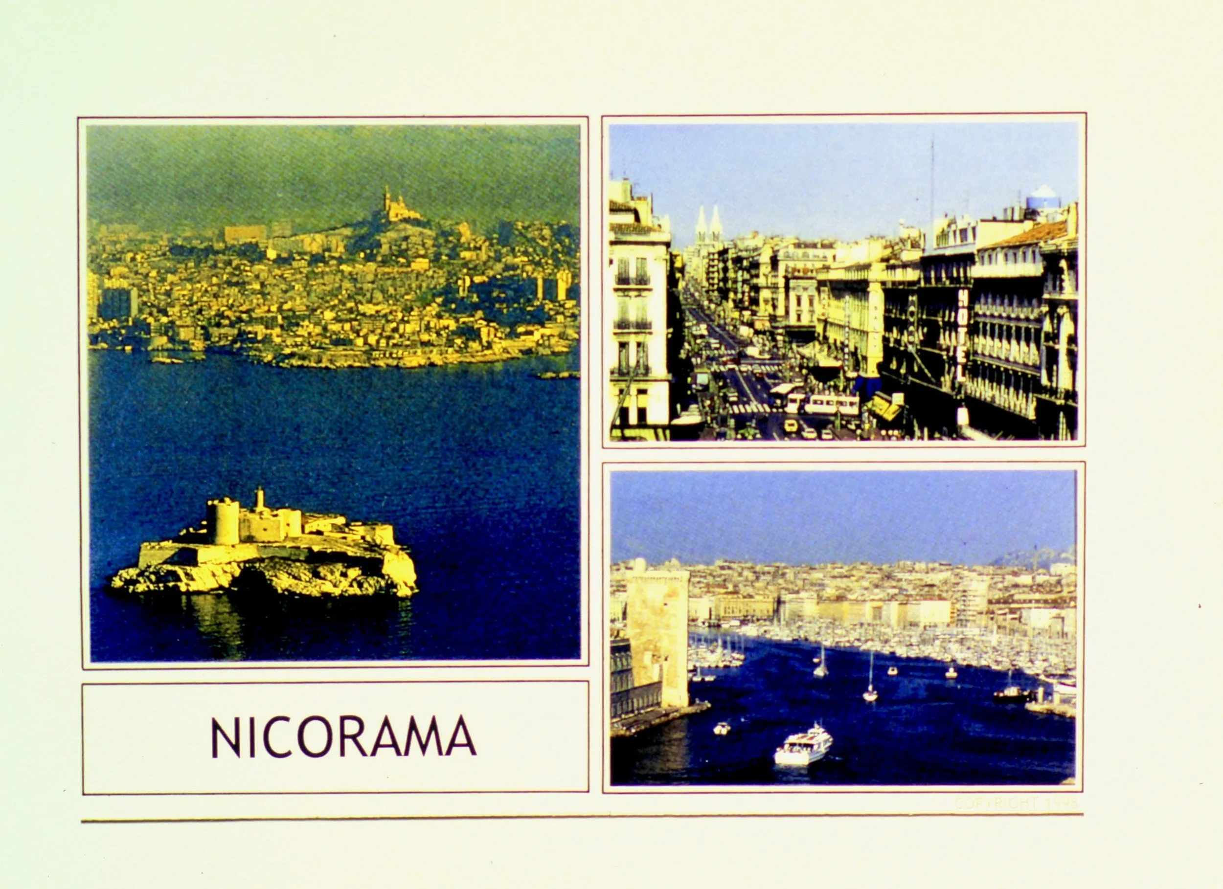  Nicorama logo 14 (1998):  Ink jet print, 10"x8"  
