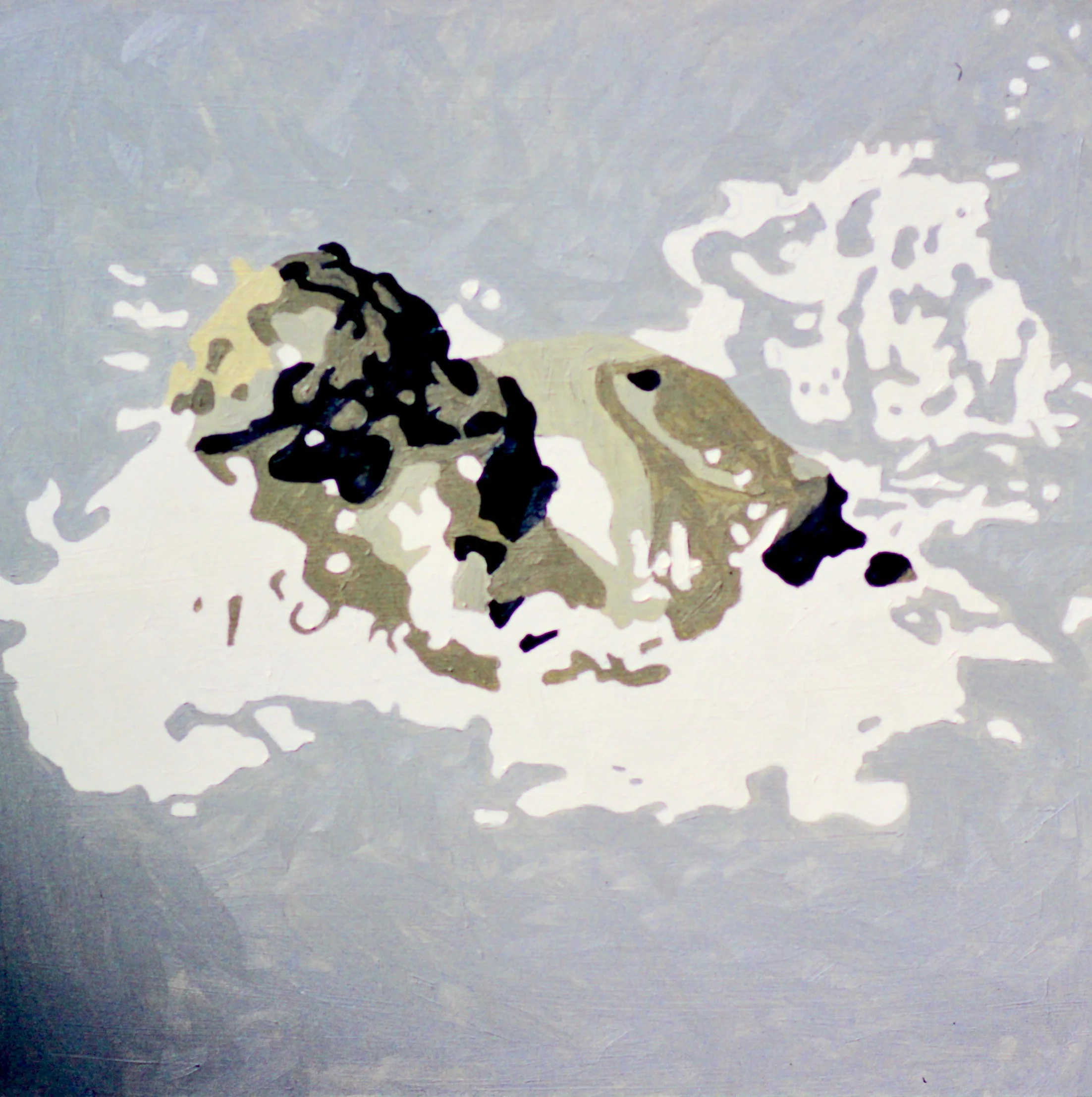  River (1998):  Oil paint on canvas, 36"x36"  