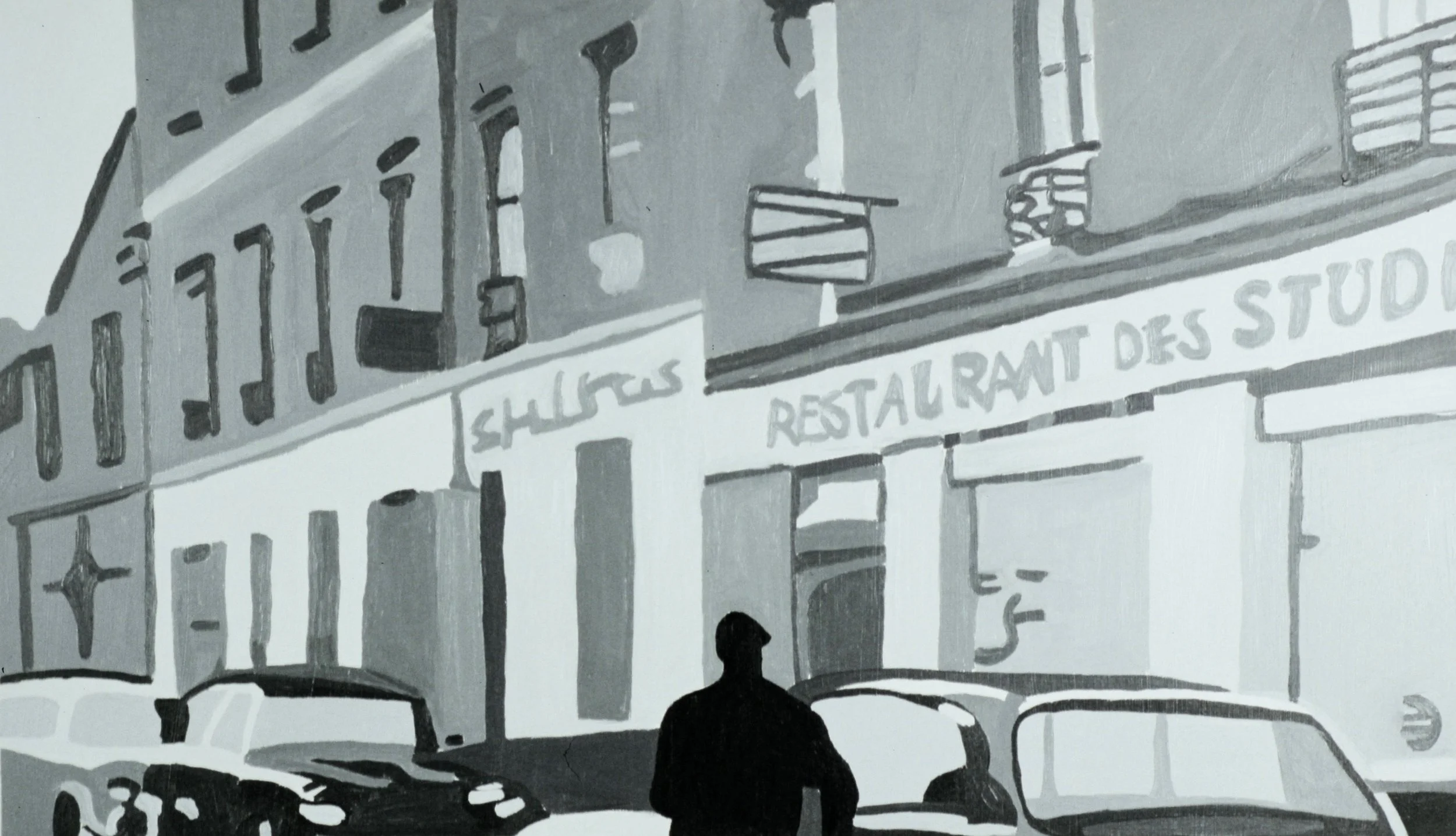  Karina 2 (1998):  Oil paint on canvas, 30"x48"  