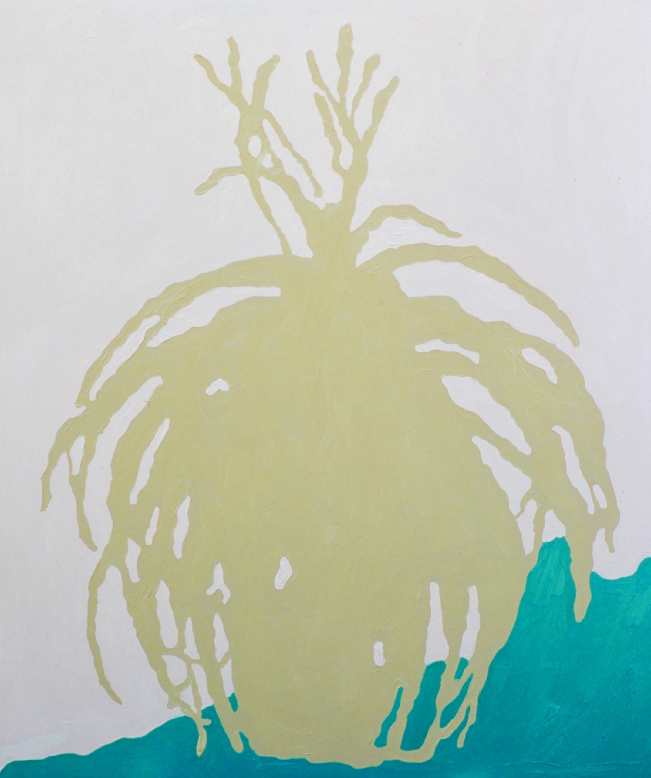  SB (1999):  Oil paint on wood panel, 30"x20"  