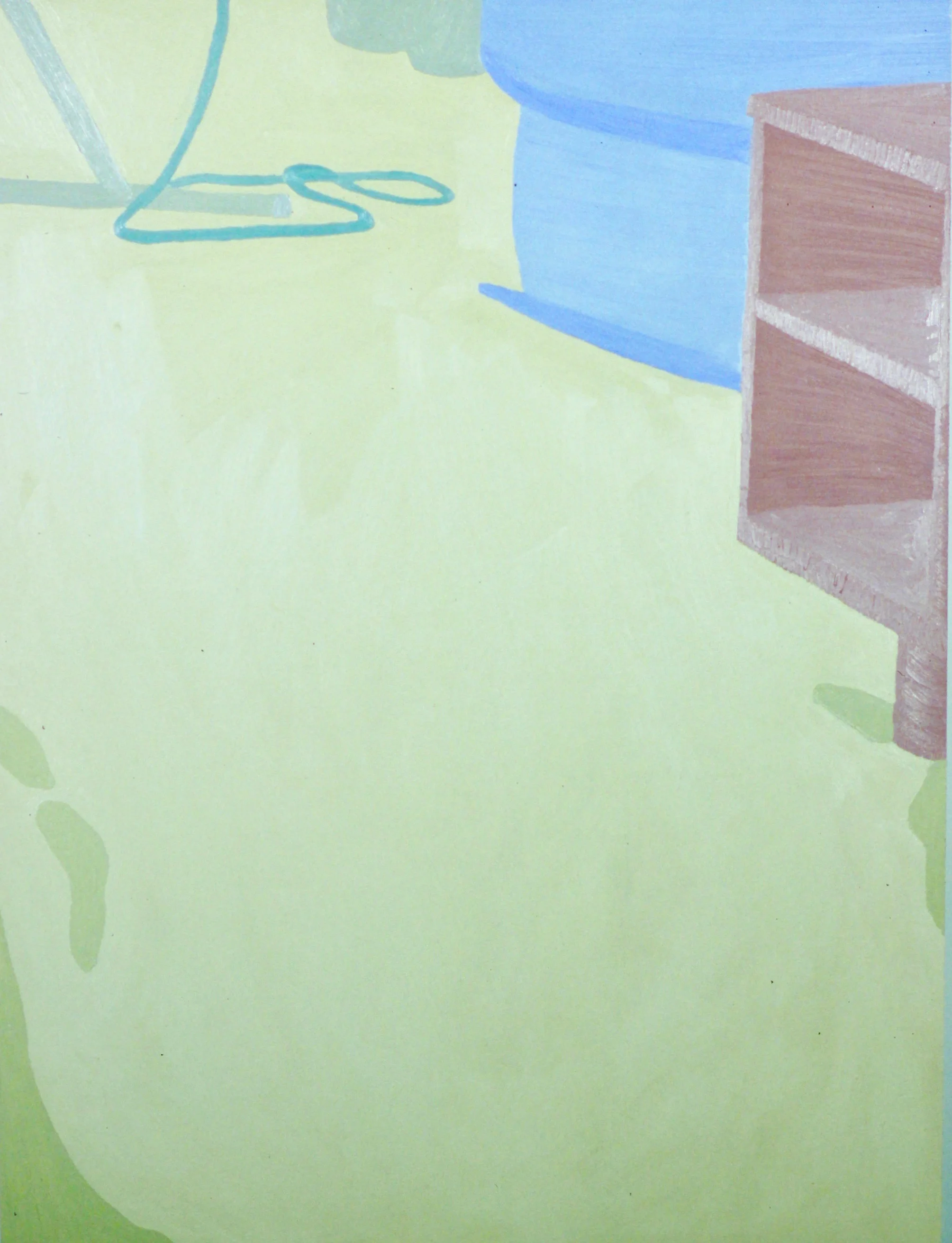  Canoga (1999):  Oil paint on wood panel, 48"x33"  
