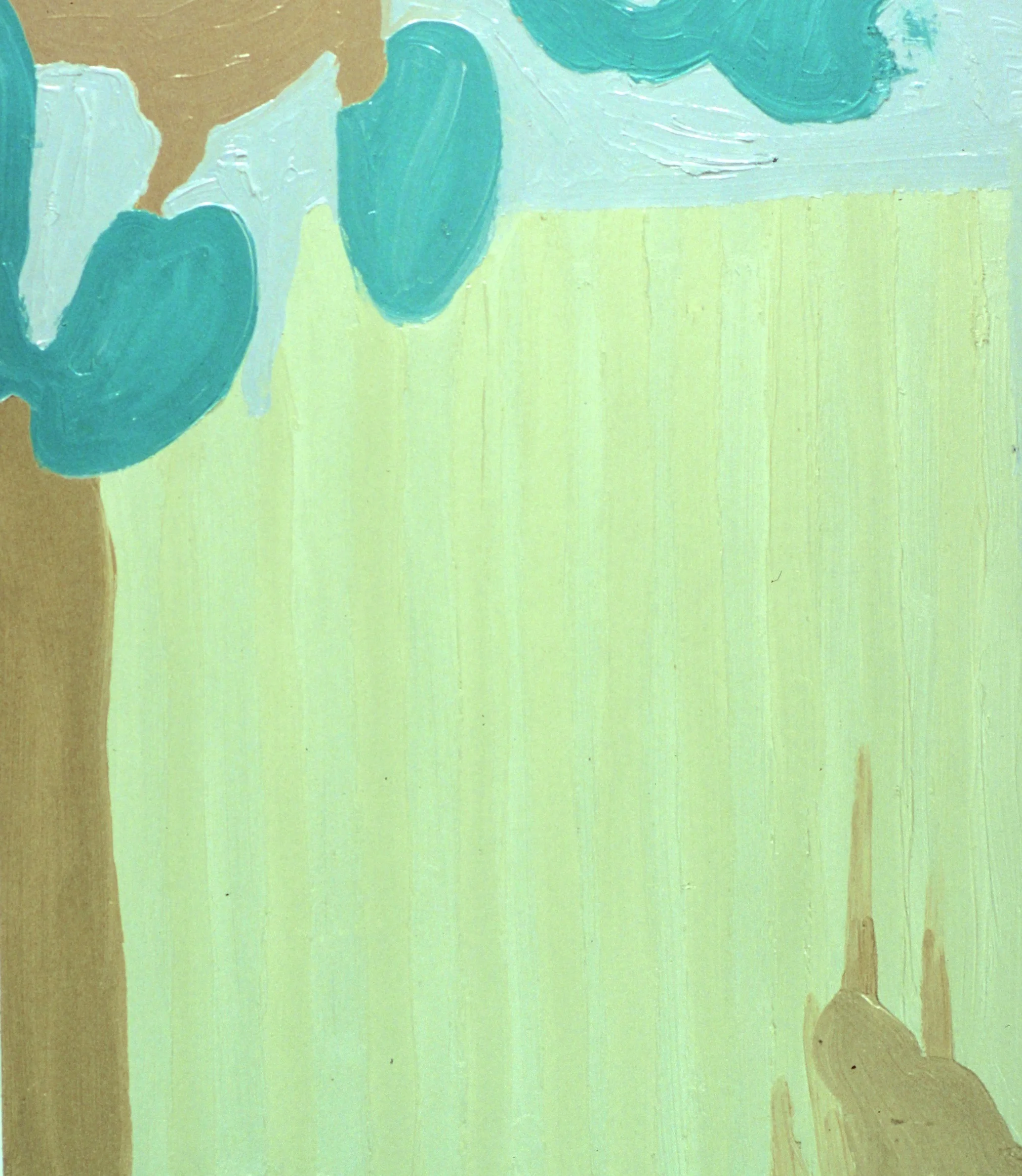  Up (1999):  Oil paint on wood panel, 20"x15"  