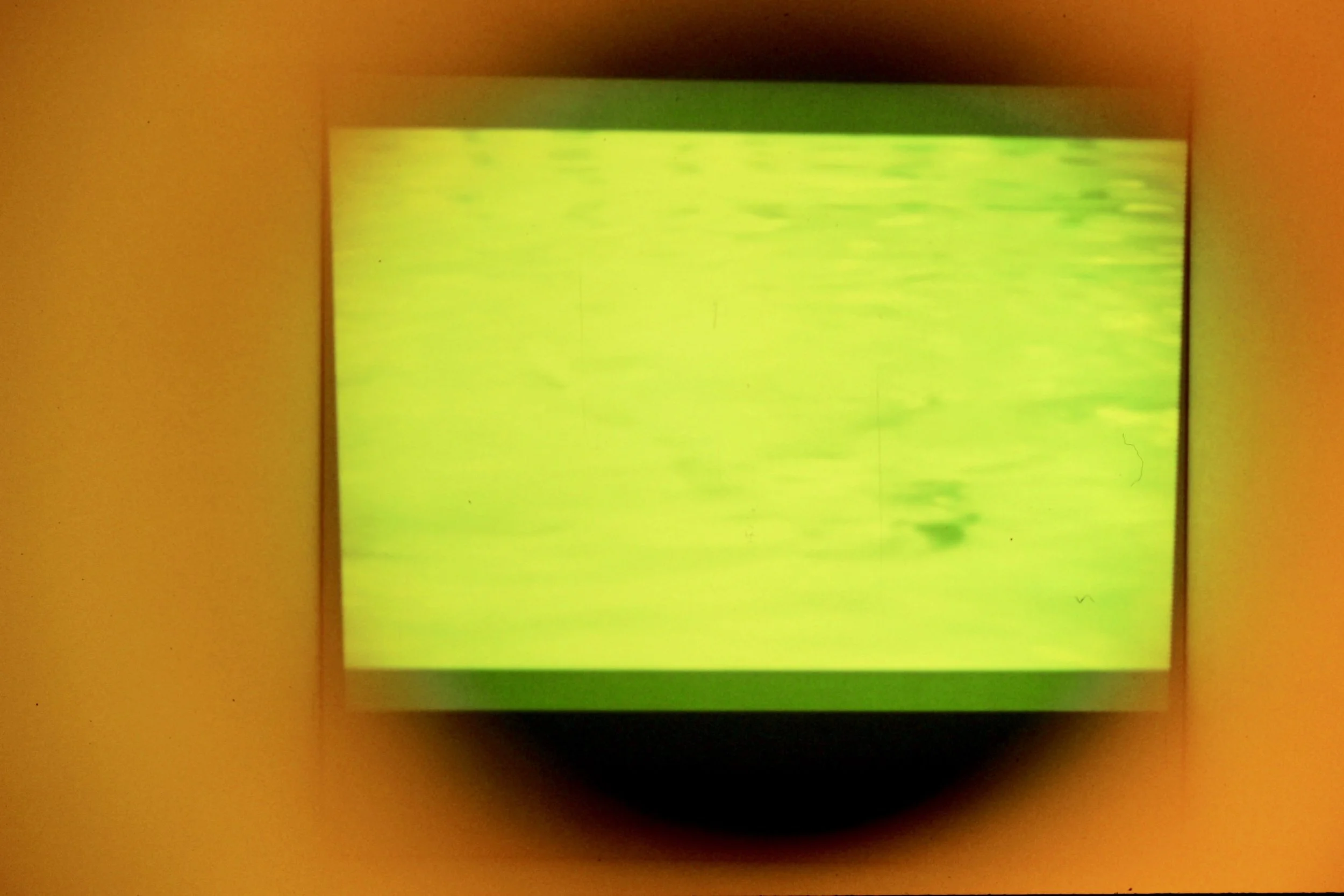  Stuck on emotion (1998):&nbsp; Wood, projector  