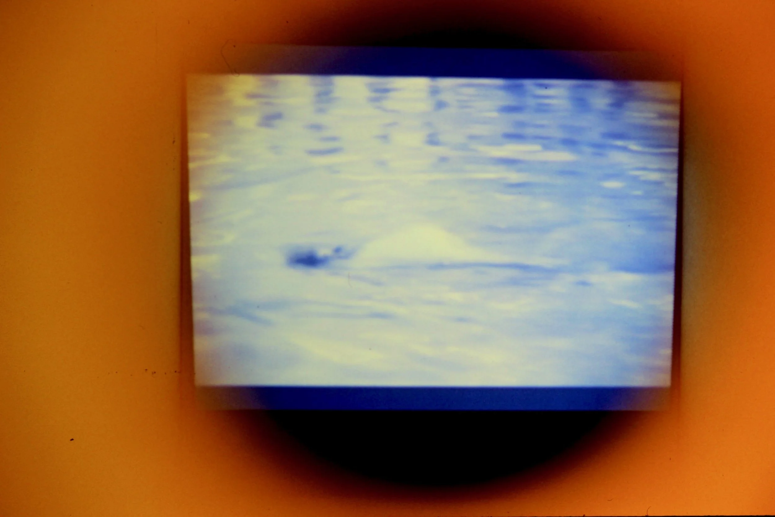  Stuck on emotion (1998):&nbsp; Wood, projector  