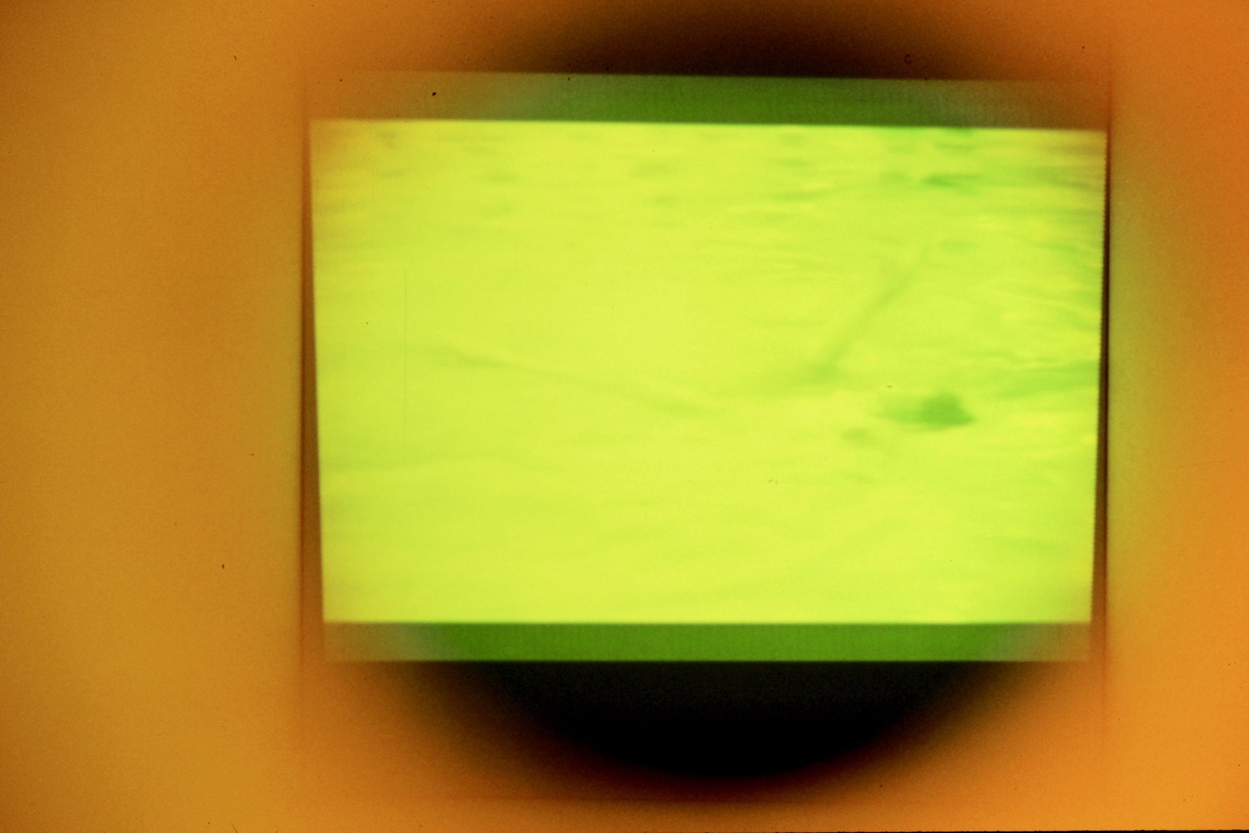  Stuck on emotion (1998):&nbsp; Wood, projector  