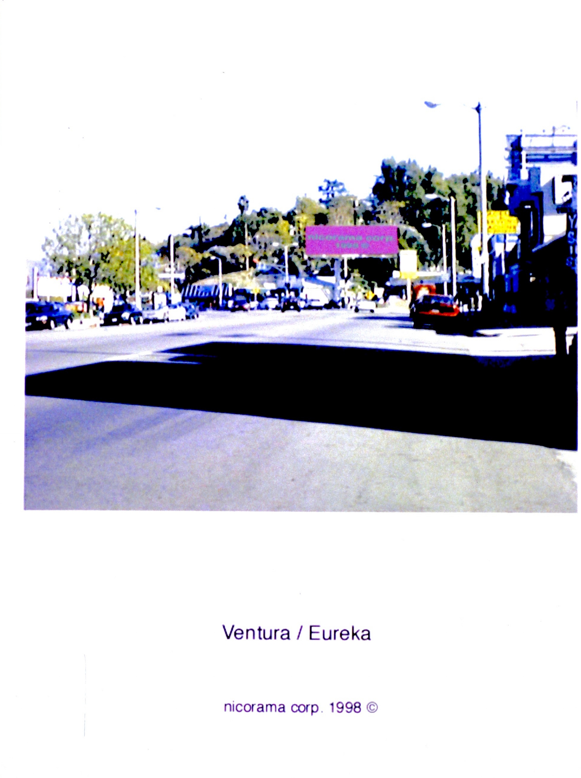  33 nicorama billboards (1998):  Ink jet print, 10"x8" each  