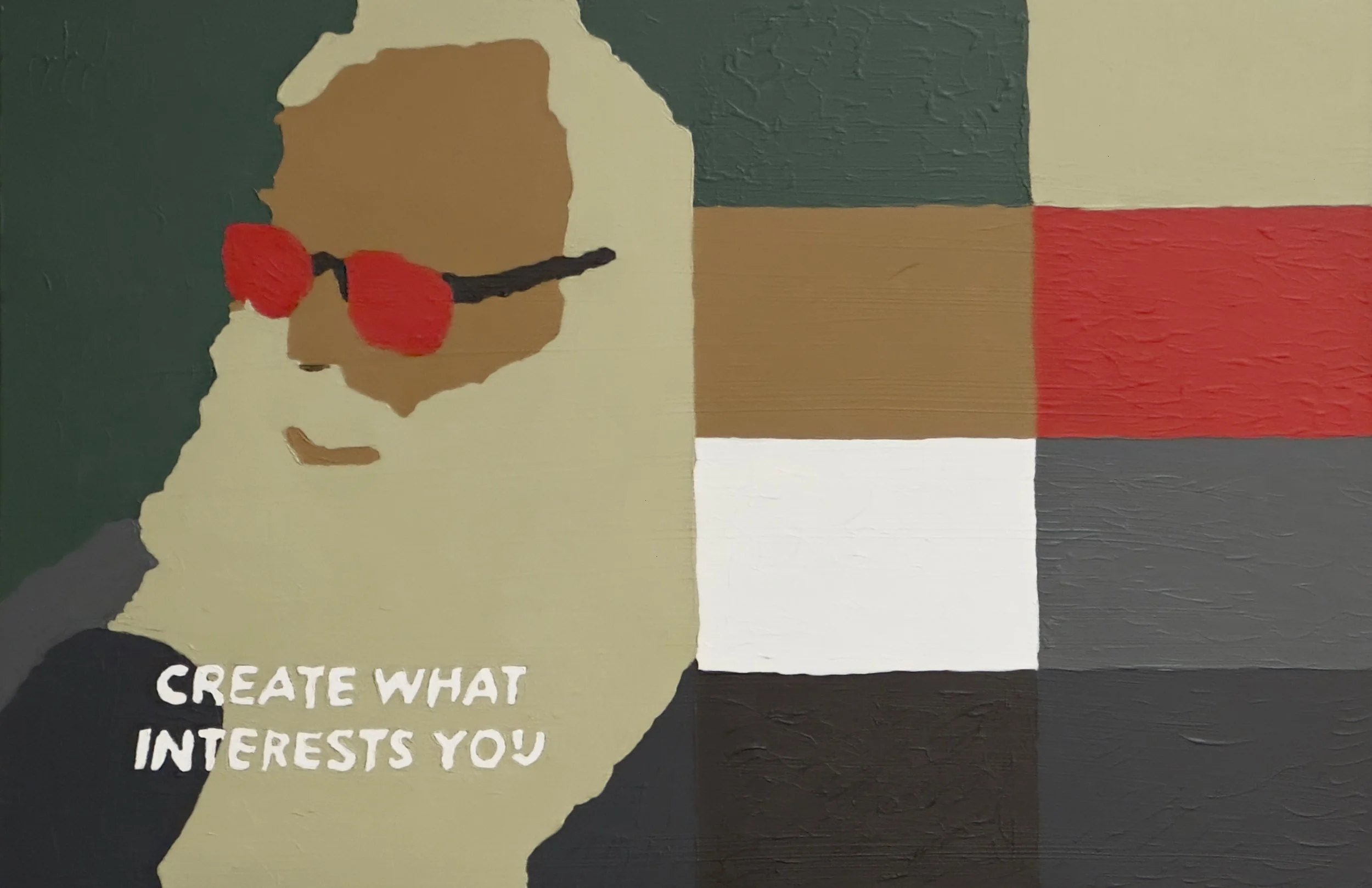  Sitting at Point Dume > 2023P8 (2023) Acrylic on Canvas, 20”x30” 