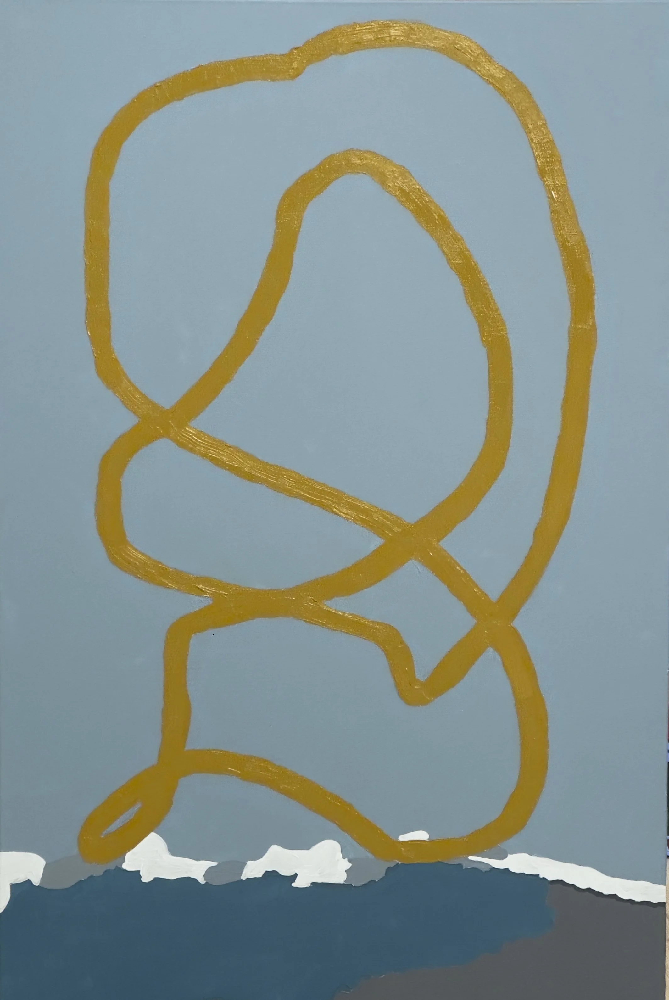  Along with Brice > 2023P13 (2023) Acrylic on Canvas, 30”x20” 