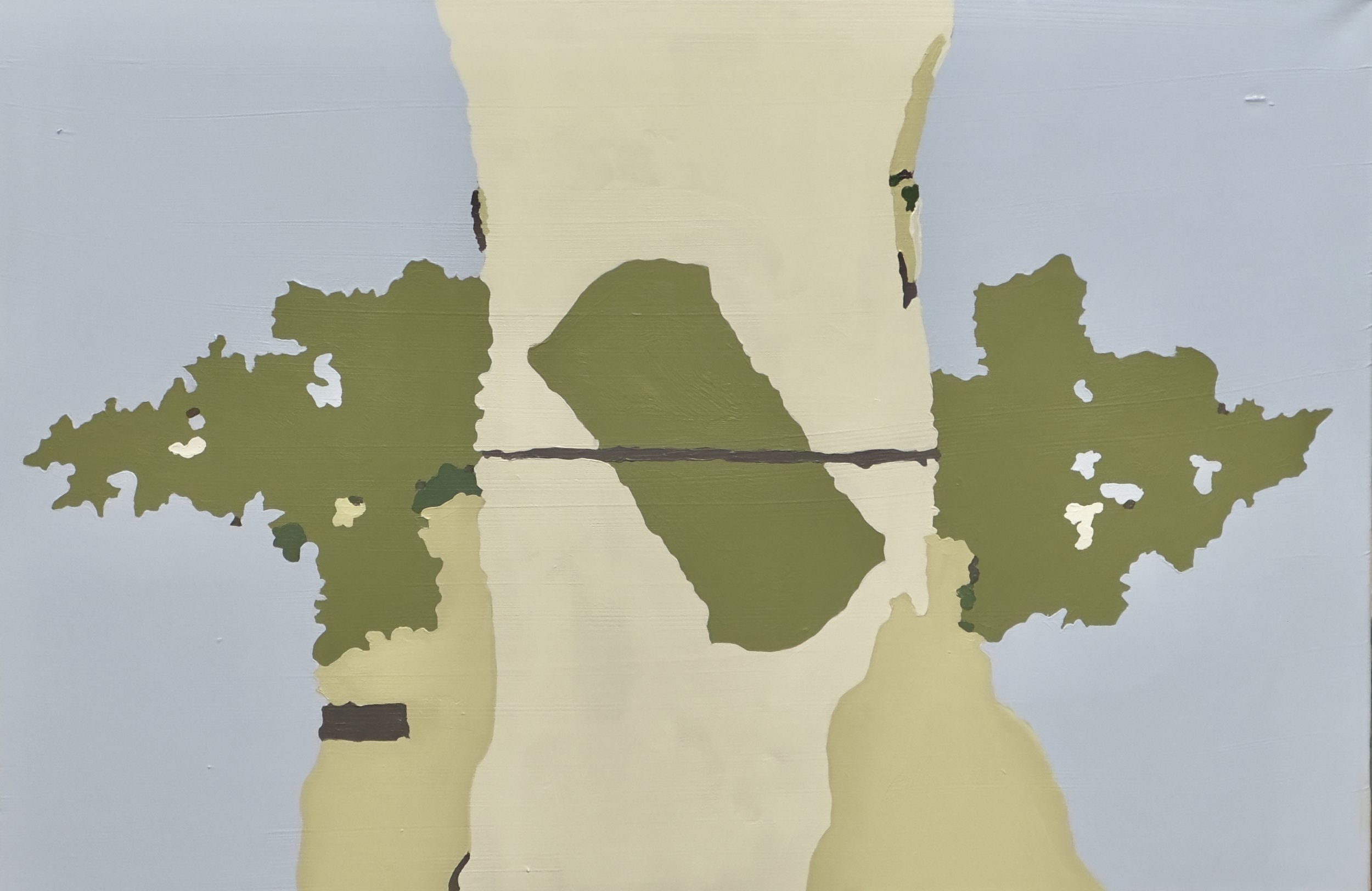  Destiny > 2023P22 (2023) Acrylic on Canvas, 24”x36” 