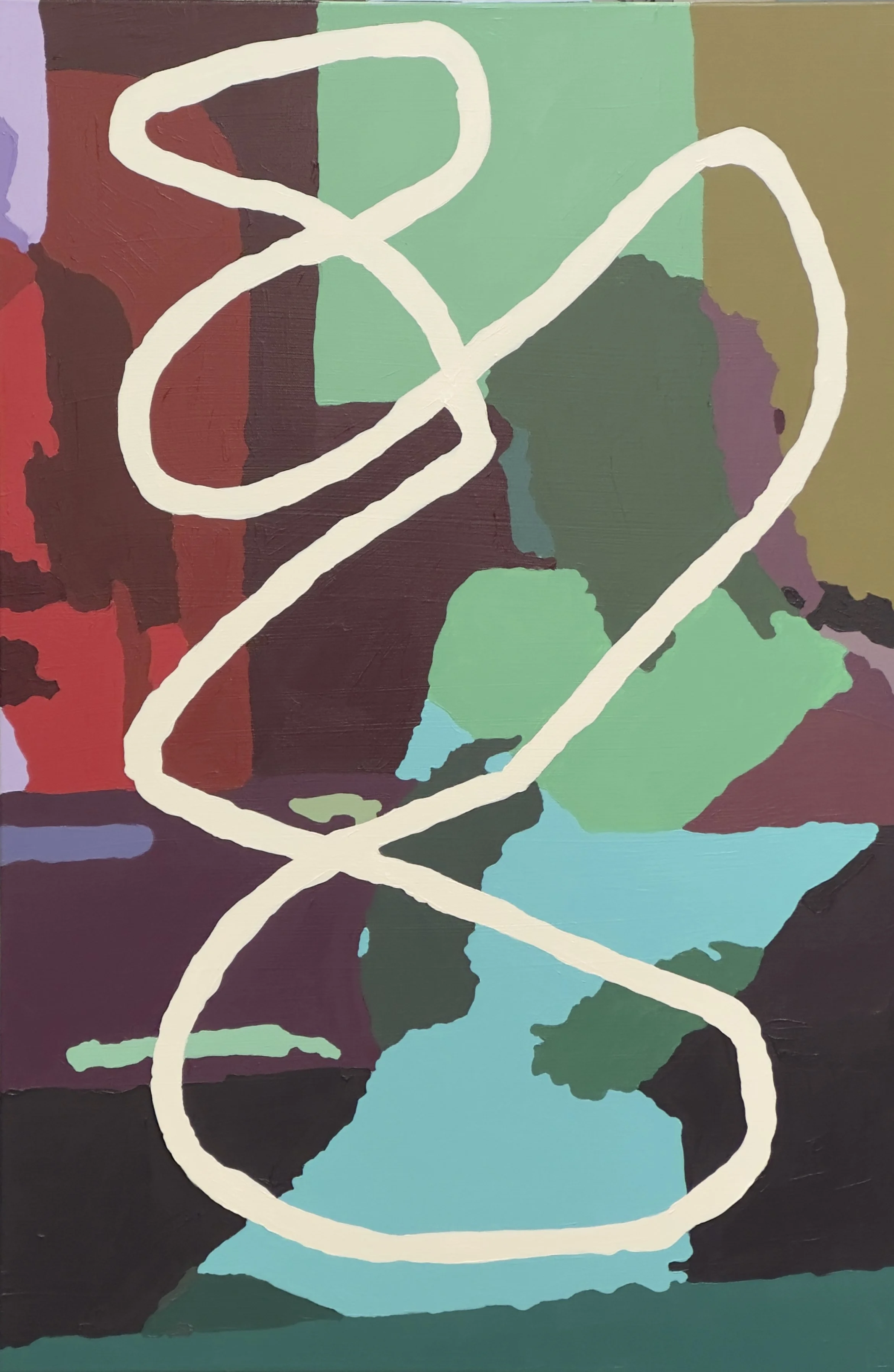  The Human Beast > 2023P23 (2023) Acrylic on Canvas, 36”x24” 