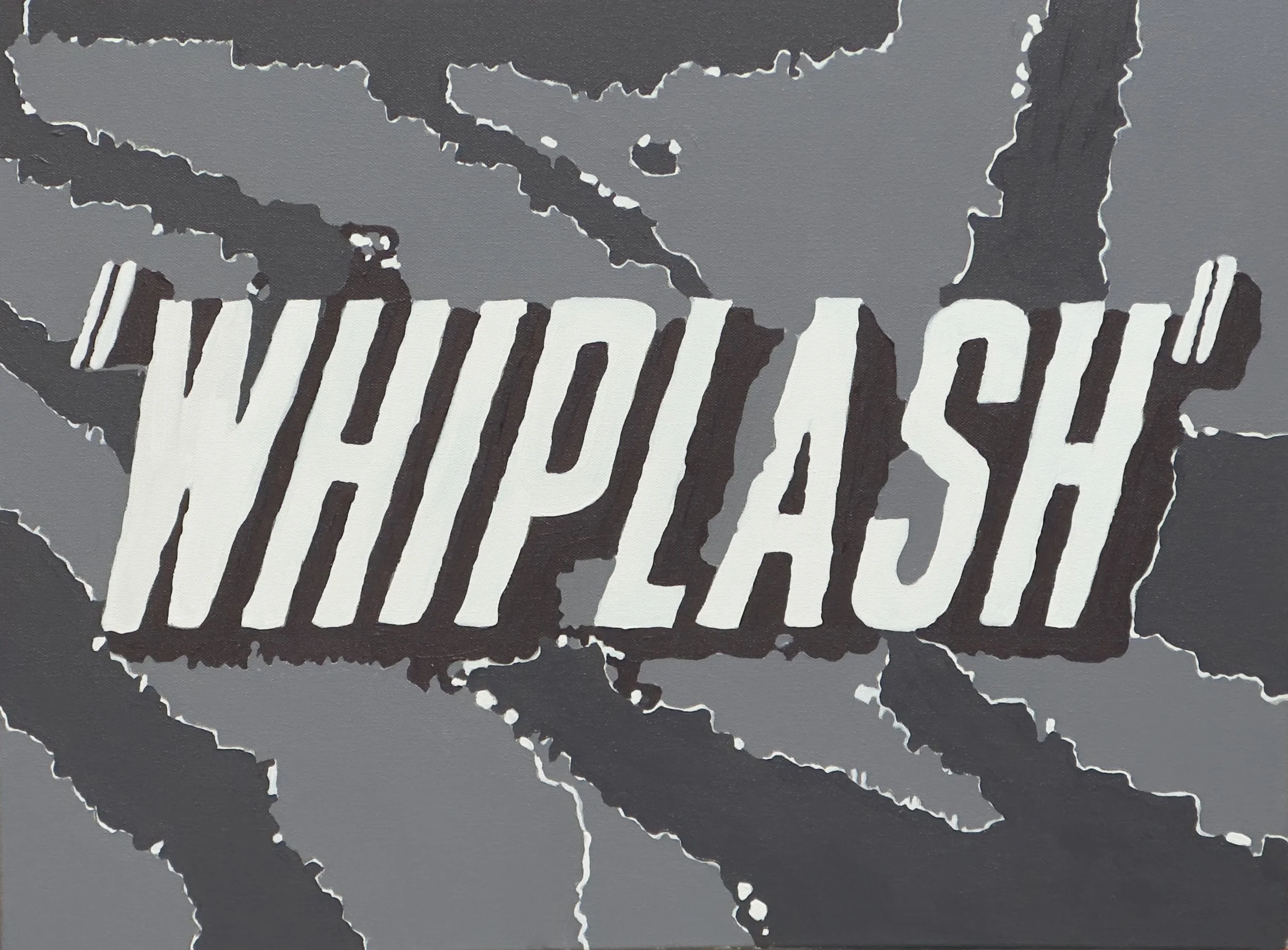  Desperate > 2023P27 (2023) Acrylic on canvas, 18”x24” 