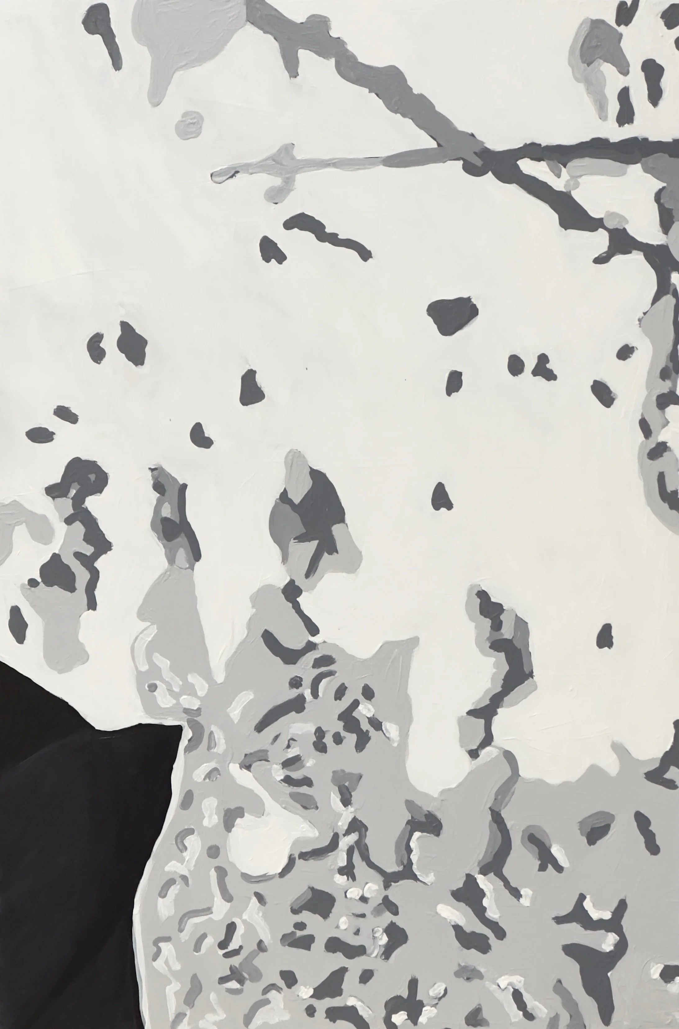  Passively Looking > 2023P1 (2023) Acrylic on canvas, 30”x20” 