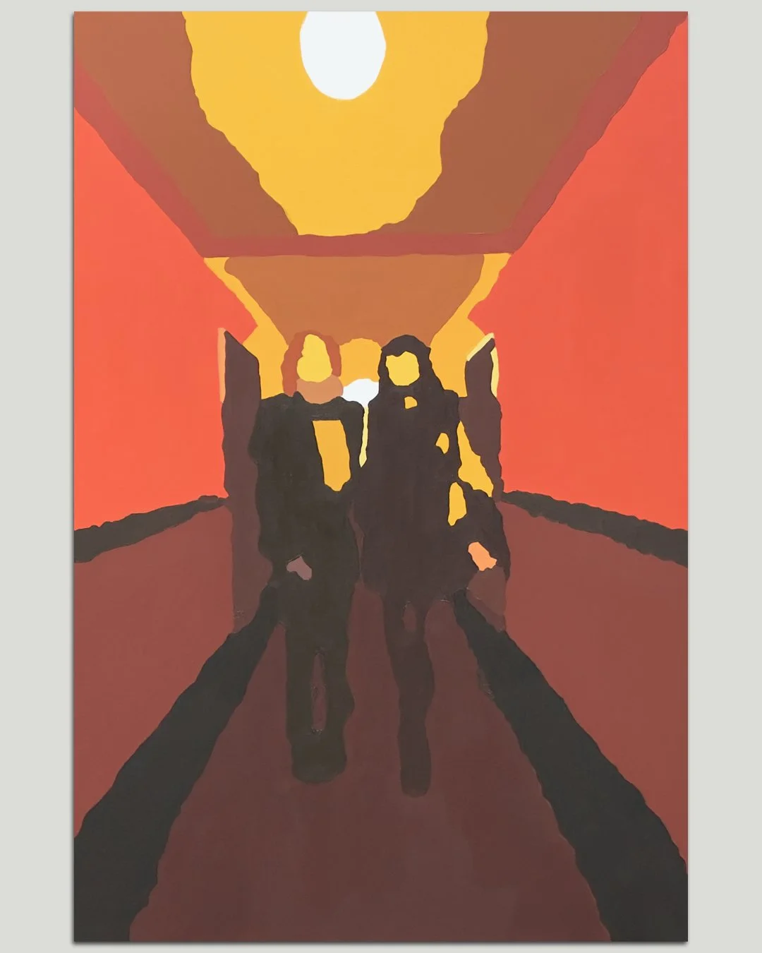 You and Me > 2024P4 (2024) Acrylic on canvas, 36βx24β