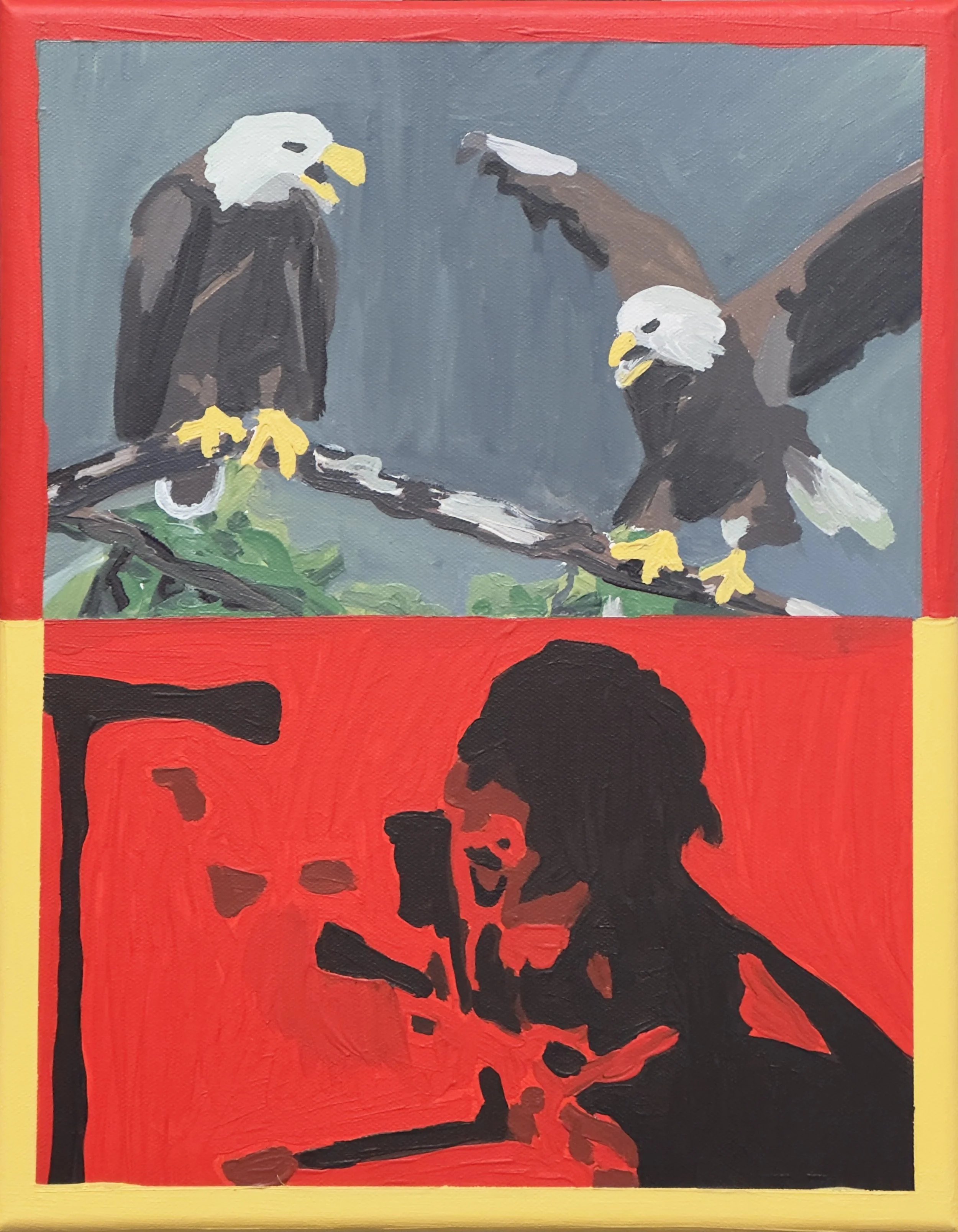 Nocturne > 2024P22 (2024) Acrylic canvas, 14βx11β