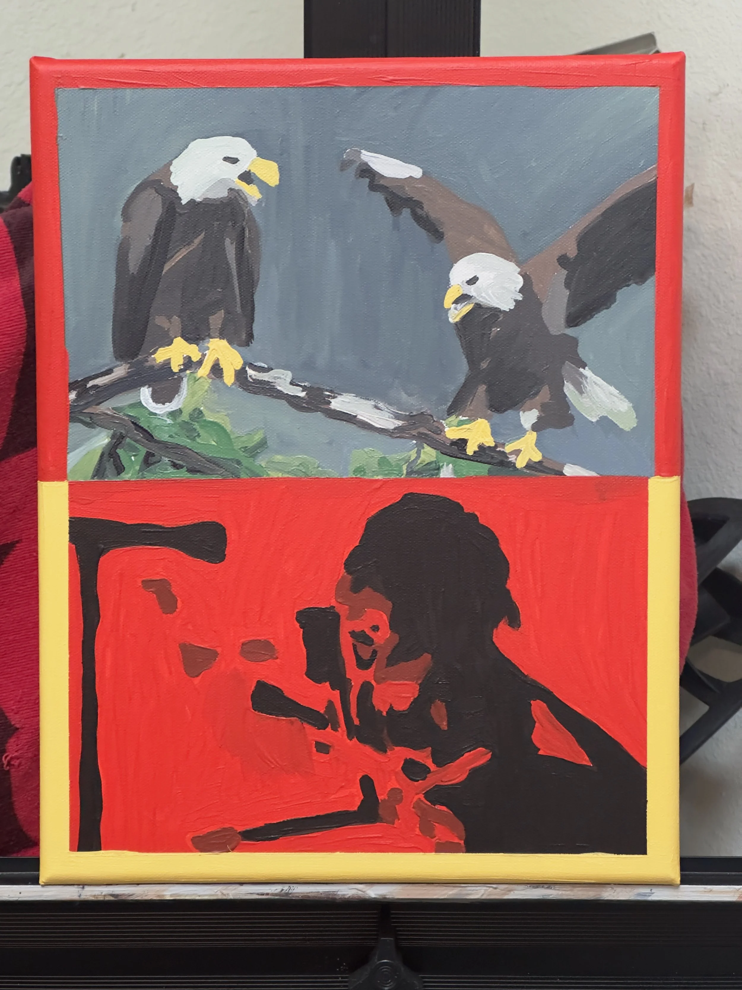 Nocturne > 2024P22 (2024) Acrylic canvas, 14βx11β