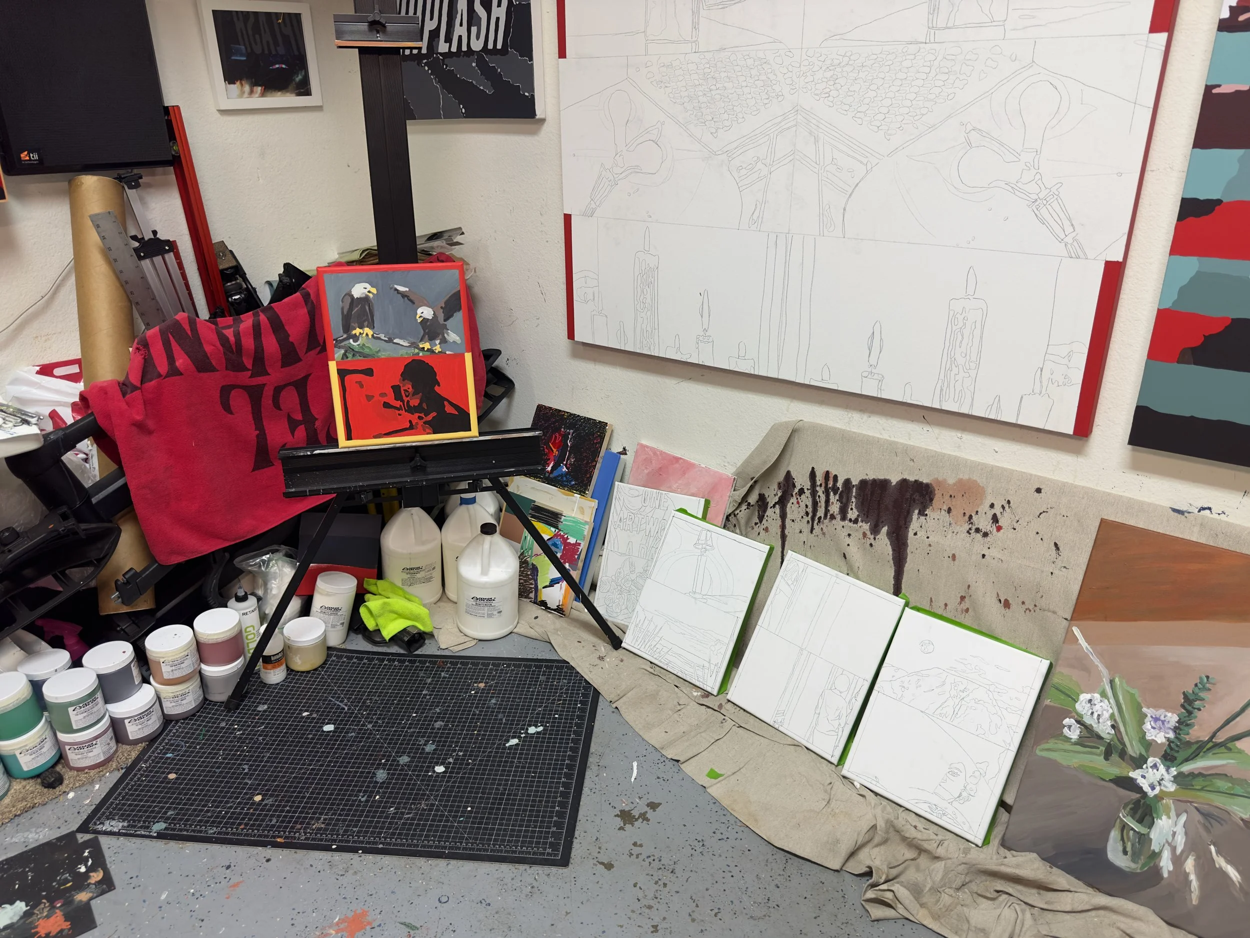 Nocturne > 2024P22 (2024) Acrylic canvas, 14βx11β