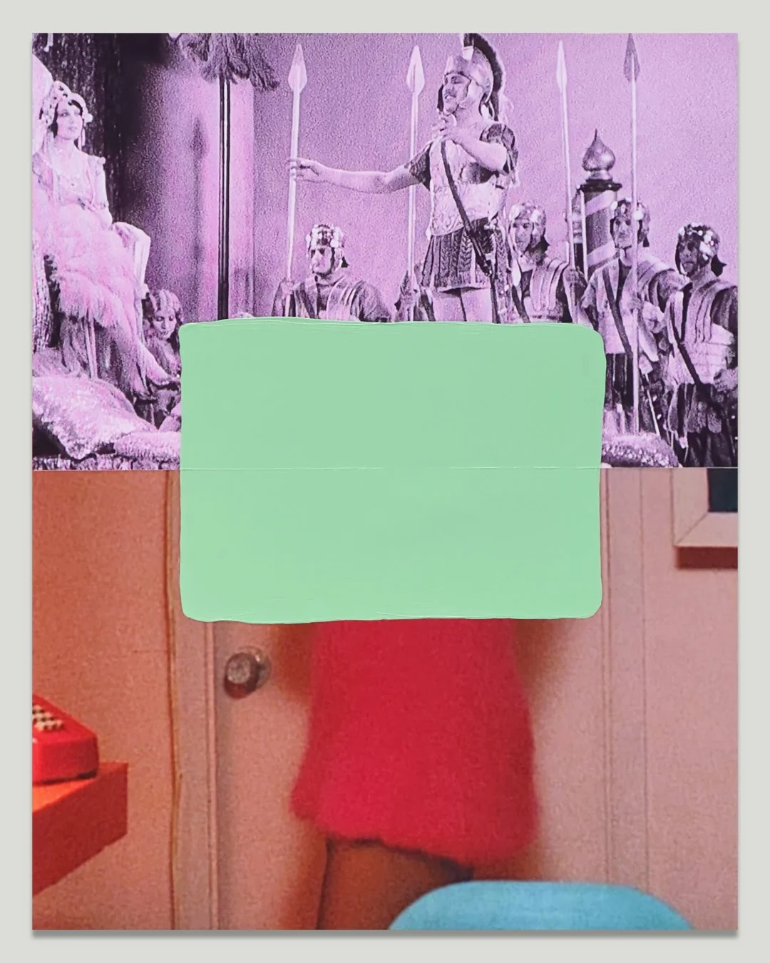 The Reckless Moment > 2024P26 (2024) Acrylic on c-print mounted on wood panel, 14βx11β