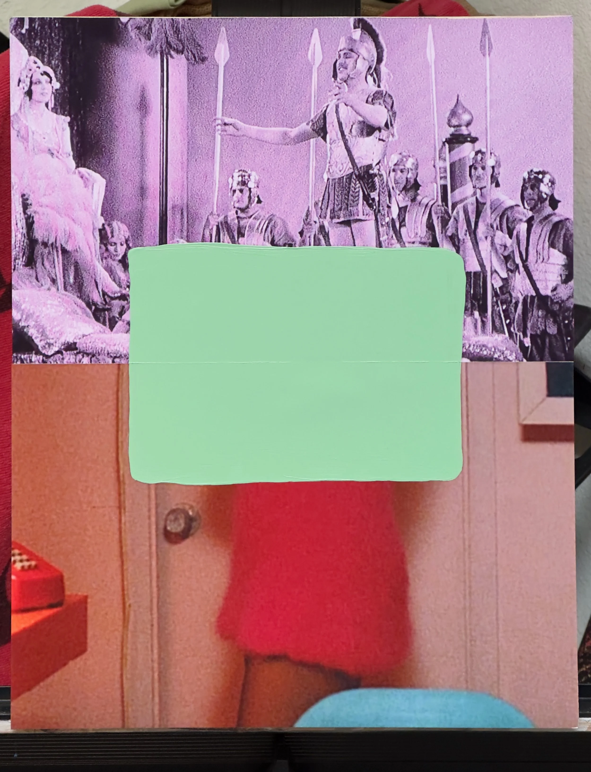 The Reckless Moment > 2024P26 (2024) Acrylic on c-print mounted on wood panel, 14βx11β