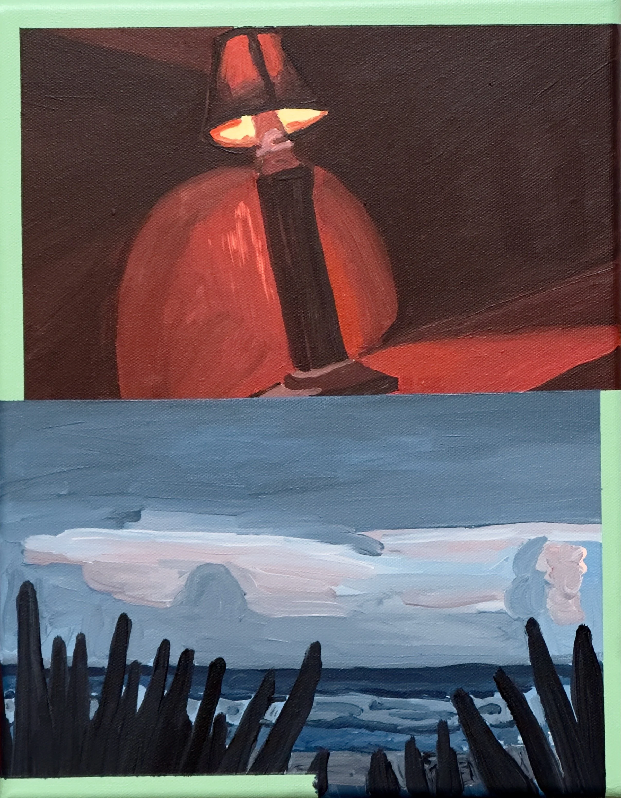 High Tide > 2024P30 (2024) Acrylic canvas, 14βx11β