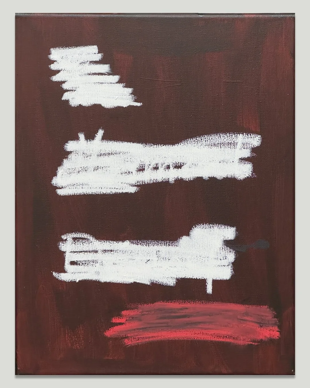 Scratch 1 > 2024P45 (2024) Oil pastel and acrylic on canvas, 14βx11β