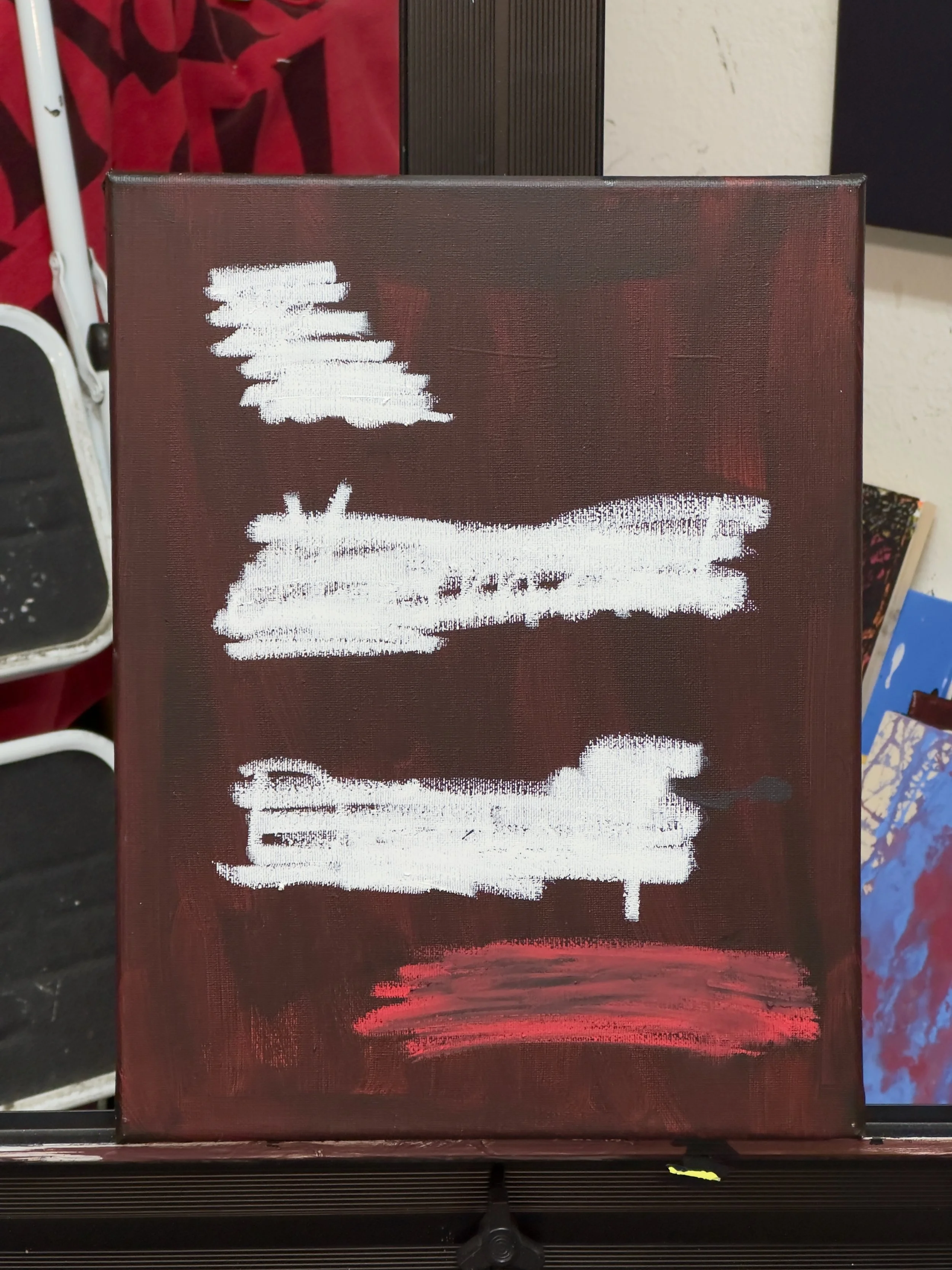 Scratch 1 > 2024P45 (2024) Oil pastel and acrylic on canvas, 14βx11β
