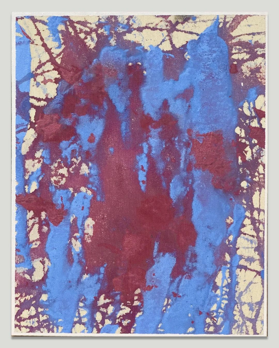 Containment > 2024P51 (2024) Acrylic on canvas mounted on wood panel, 14βx11β