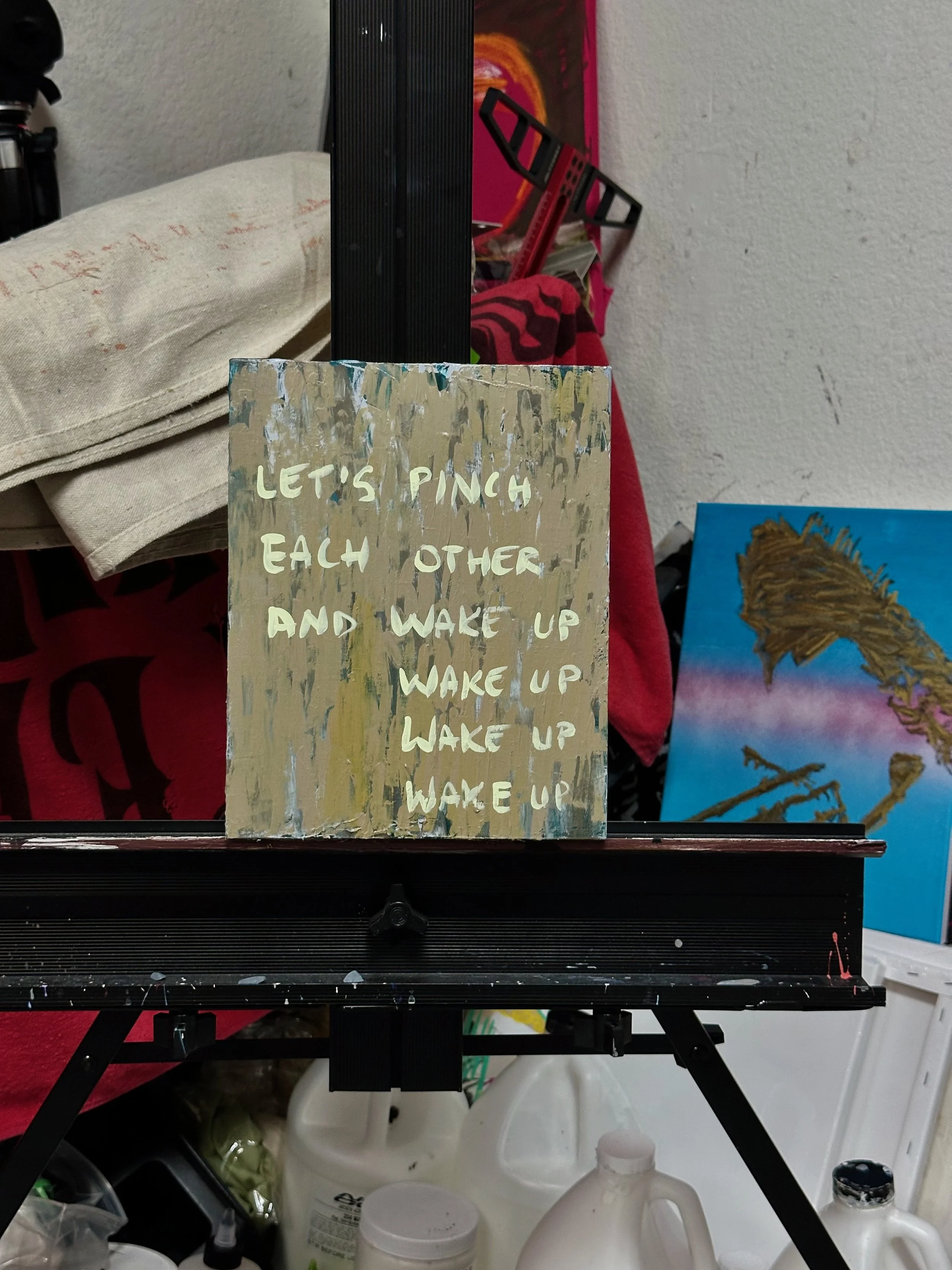  Whirlpool > 2024P66 (2024) Acylic on canvas, 14"x11" 