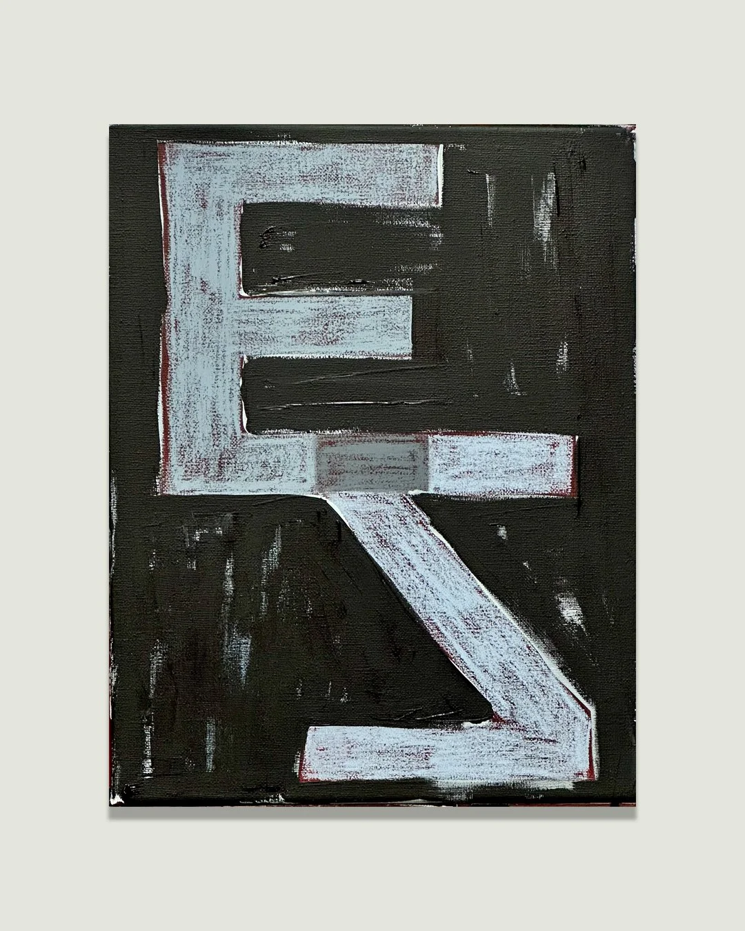  Pickup > 2024P67(2024) Acylic and oil pastel on canvas, 14"x11" 