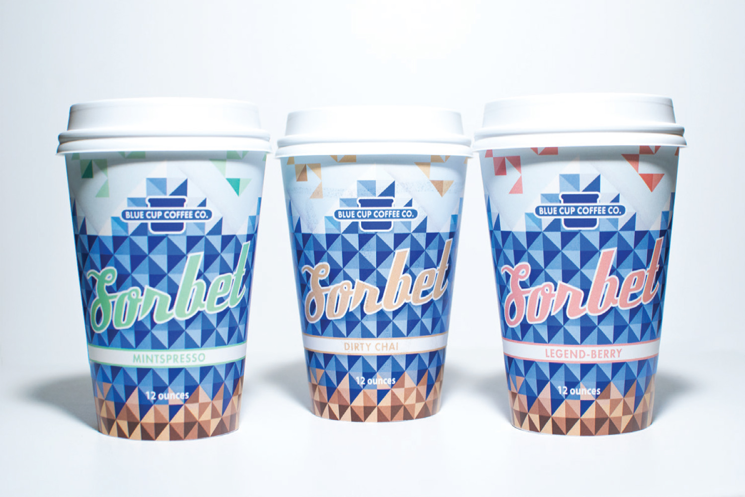 Blue Cup Coffee Sorbet - Packaging Design