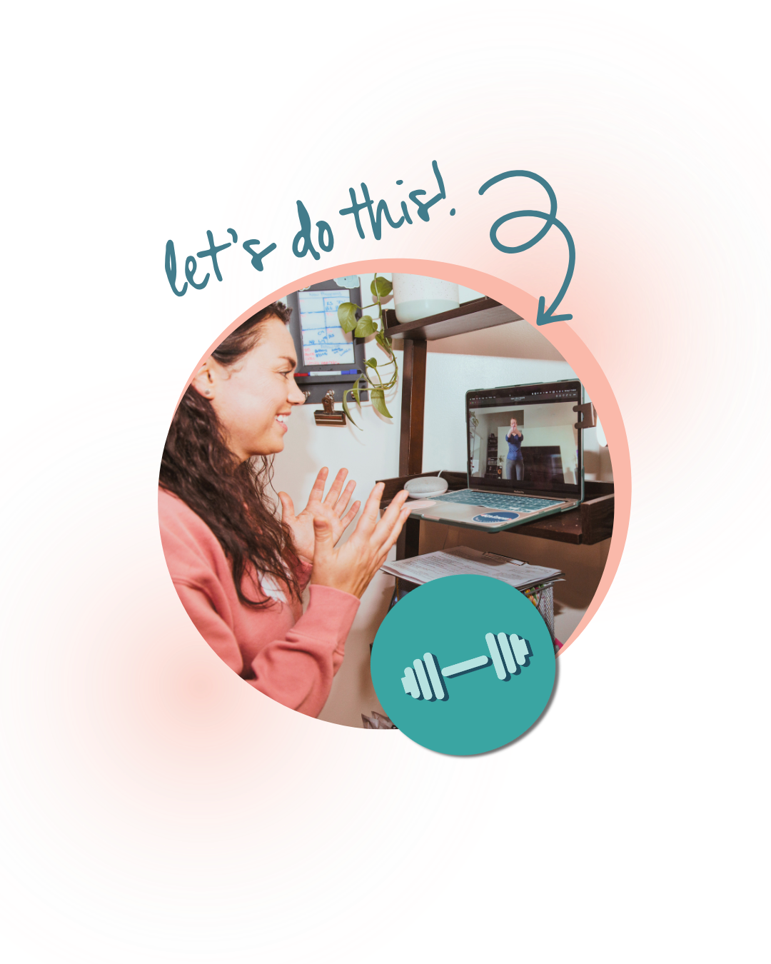 Live remote personal training session over Zoom with personal trainer Ryan Healy