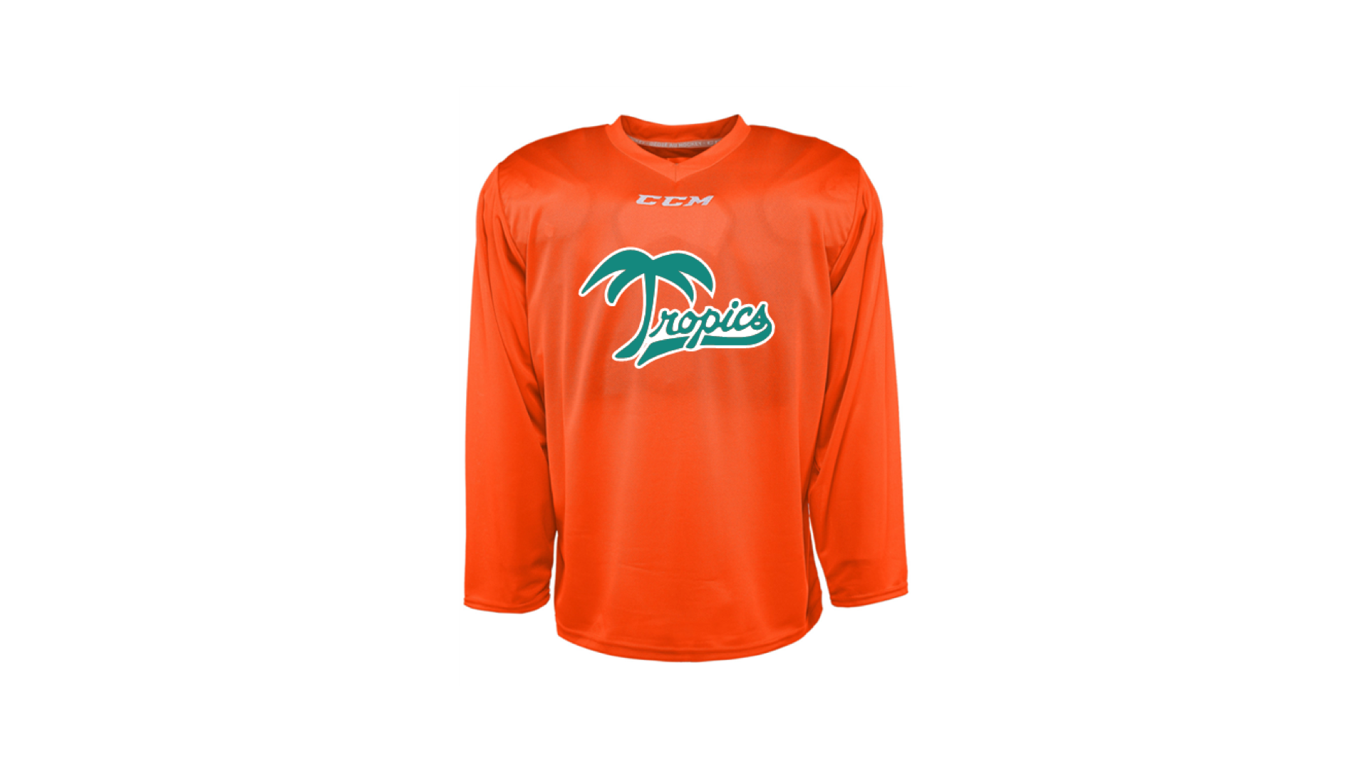 orange hockey jersey